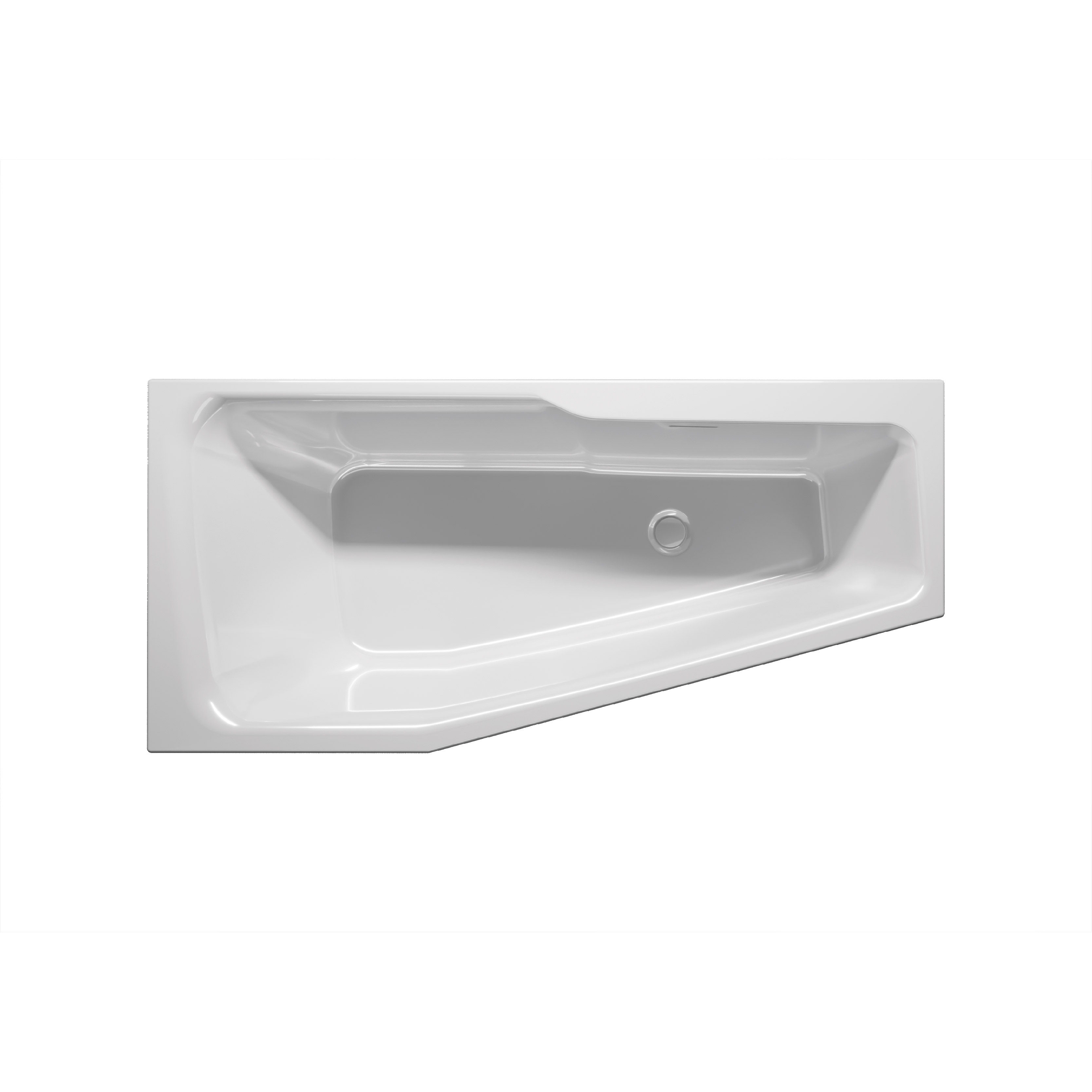 Riho Rethink Space Plug&Play vasca da bagno con rivestimento 160x75 cm destra bianco B111009005