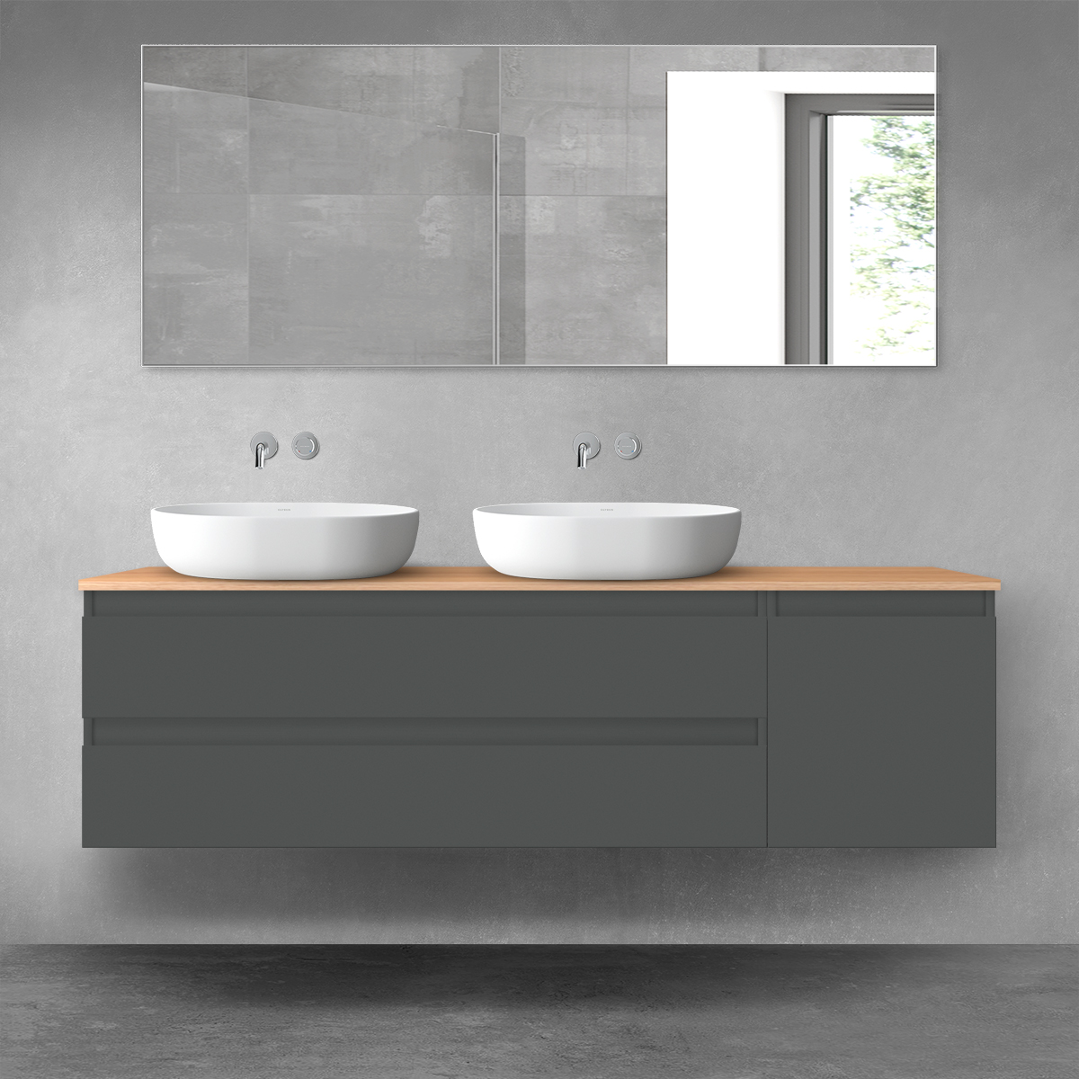 Set armadietto Oltens Vernal 60019400, armadietto Oltens Vernal 60017400, 63020060