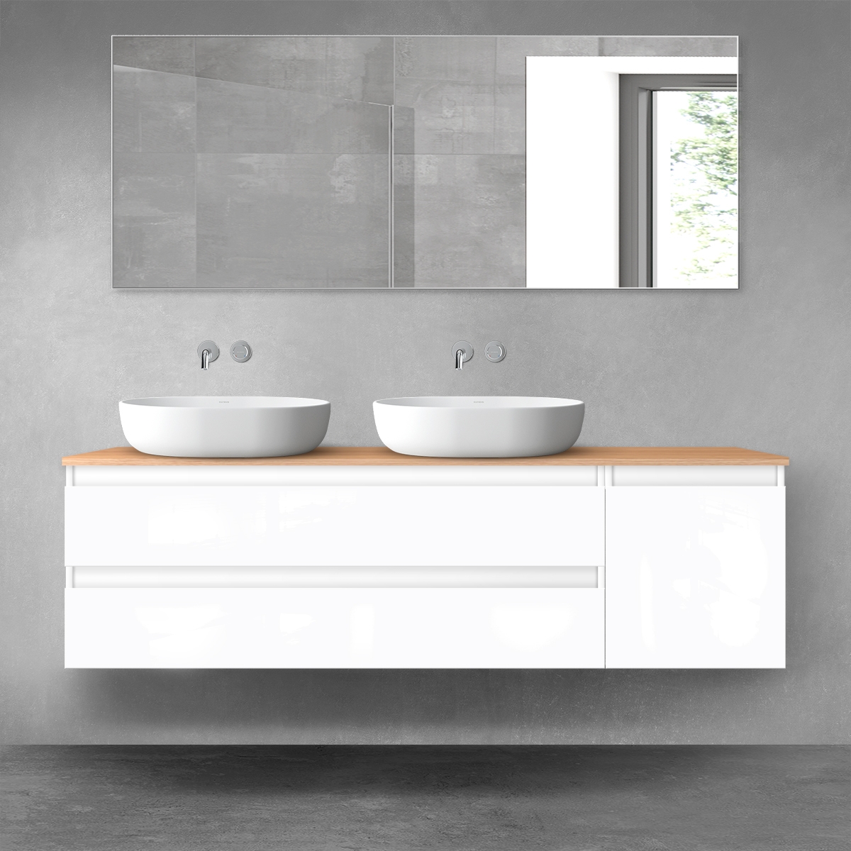 Set armadietto Oltens Vernal 60019000, armadietto Oltens Vernal 60018000, 63020060