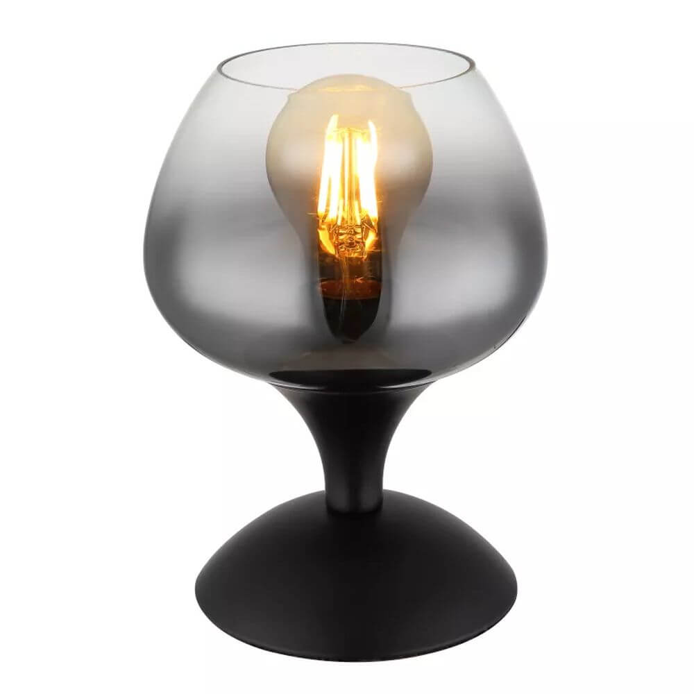 Globo Lighting Maxy lampada da tavolo 1x40 W nero-fumé 15548T2