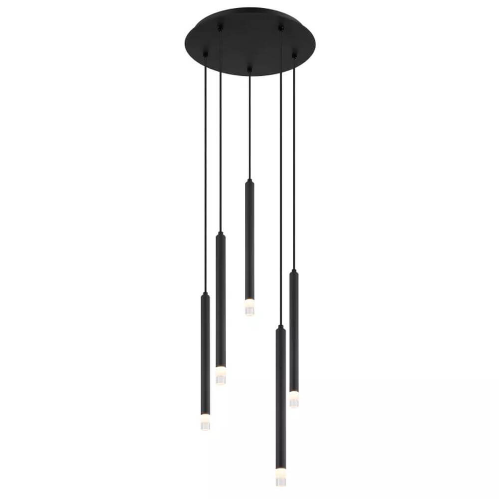 Globo Lighting Blake lampada sospesa 5x4 W nero 15629-5