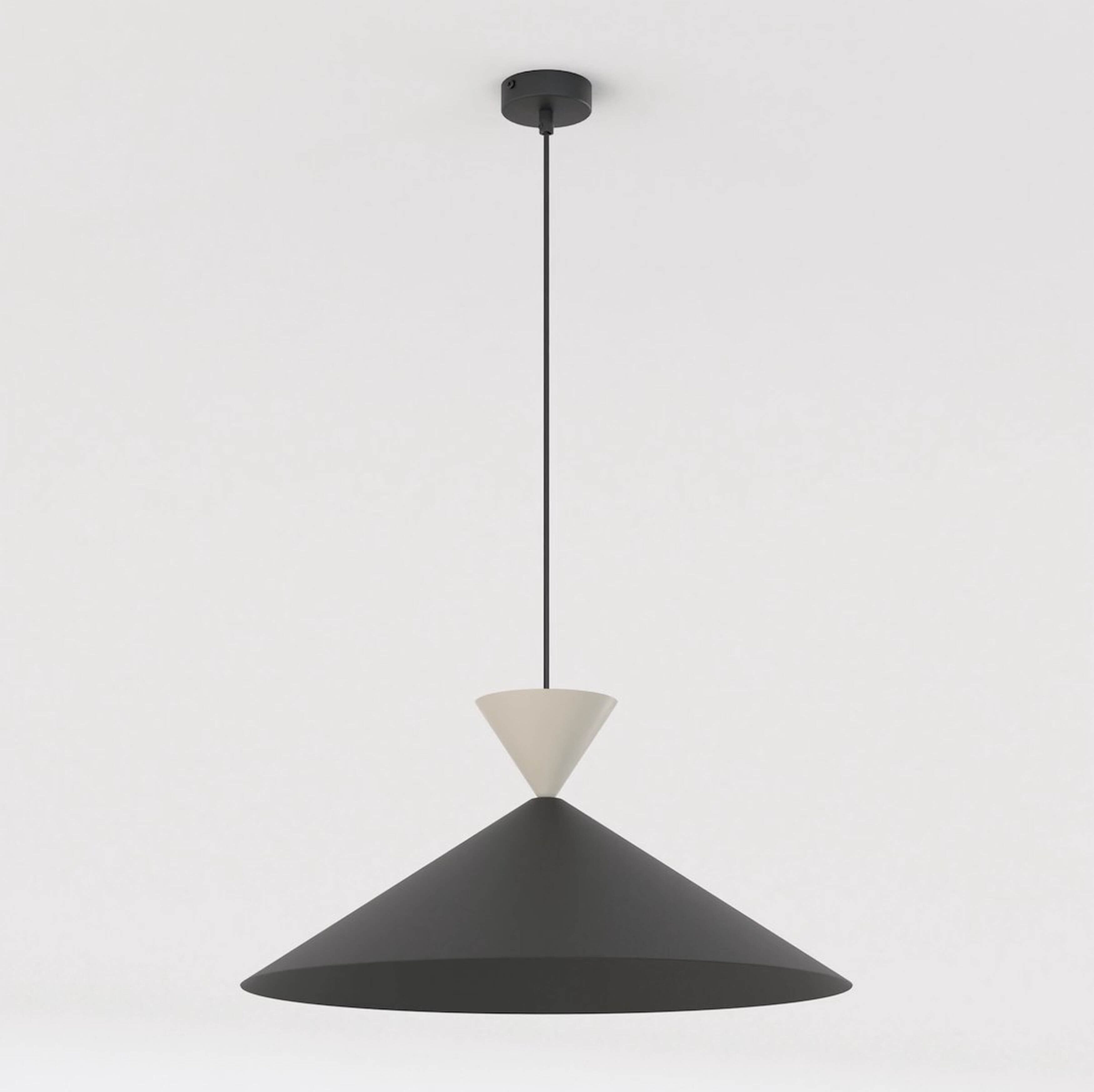 Emibig Ralf lampada sospesa 1x10 W nero-beige 1745/1L
