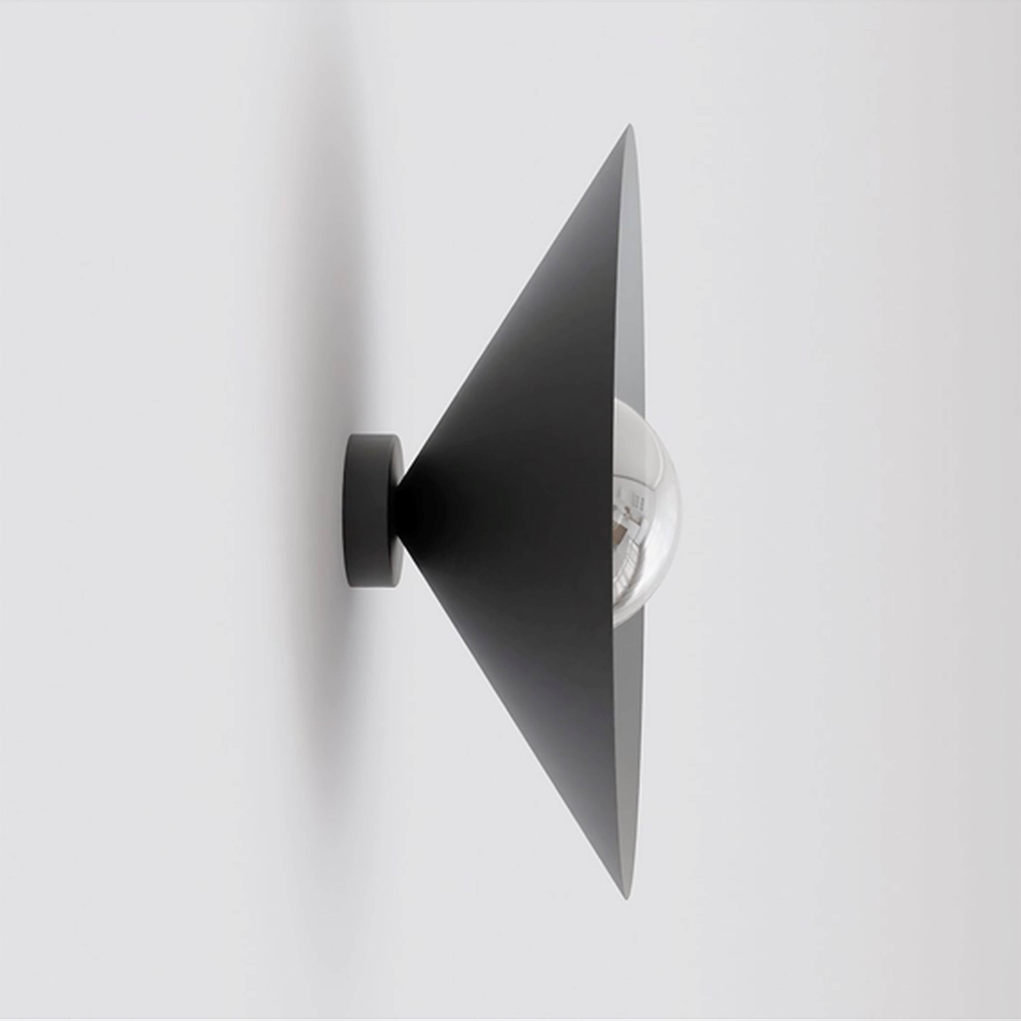 Emibig Mono lampada da parete 1x10 W nero 1716/K1M
