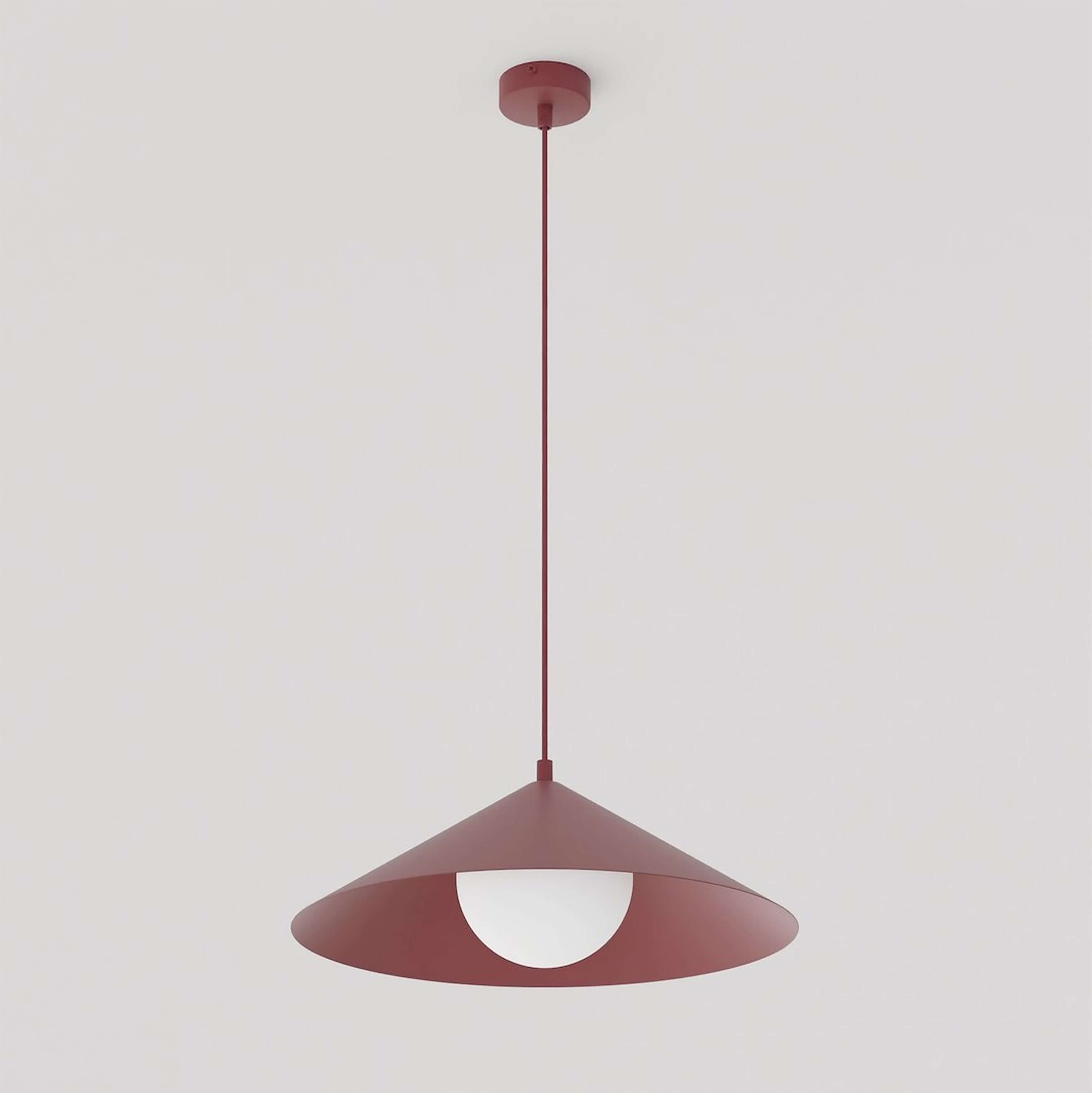 Emibig Mono lampada sospesa 1x10 W opale 1725/1M