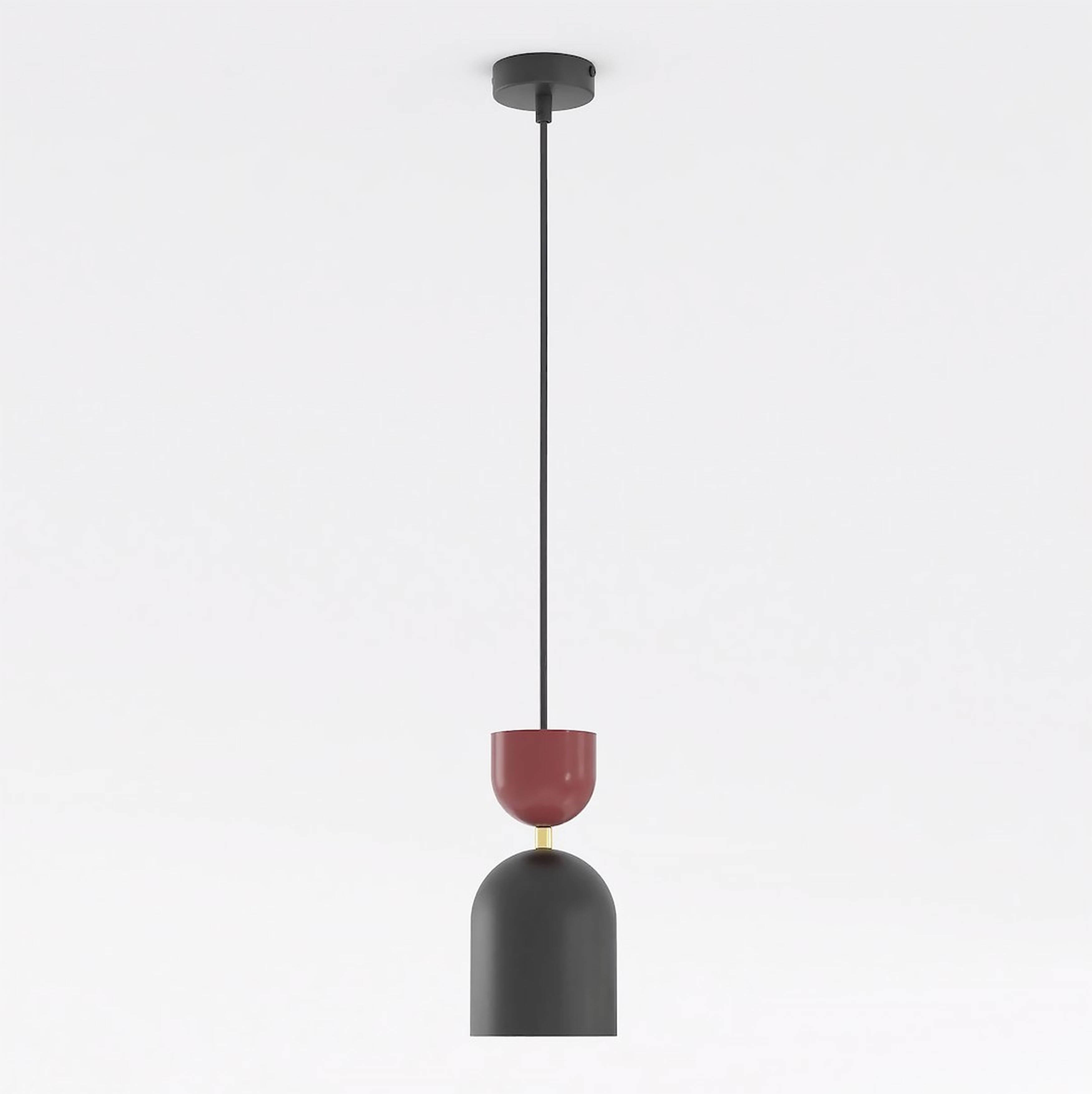 Emibig Gaudi lampada sospesa 1x10 W nero 1737/1B