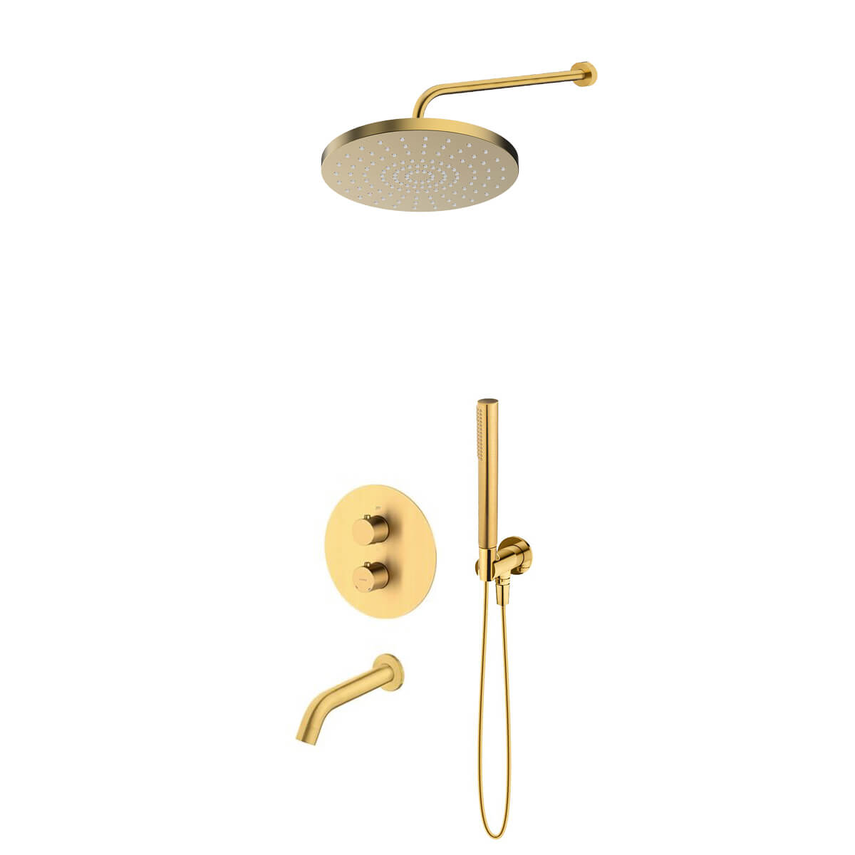 Set rubinetto per vasca e doccia Oltens Katla 34600810, soffione doccia Oltens Pluva 37010810, 39100810, 39402810, 39305810, 37106810, 37203800
