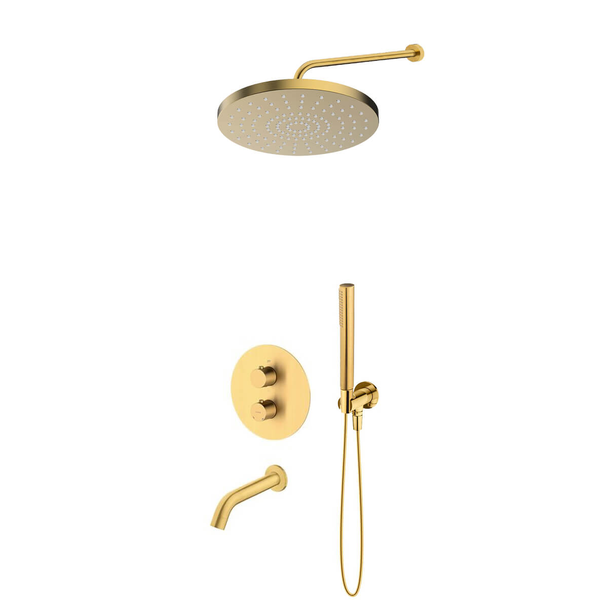 Set rubinetto per vasca e doccia Oltens Katla 34600810, soffione doccia Oltens Alvo 37011610, 39100810, 39402810, 39305810, 37106810, 37203800