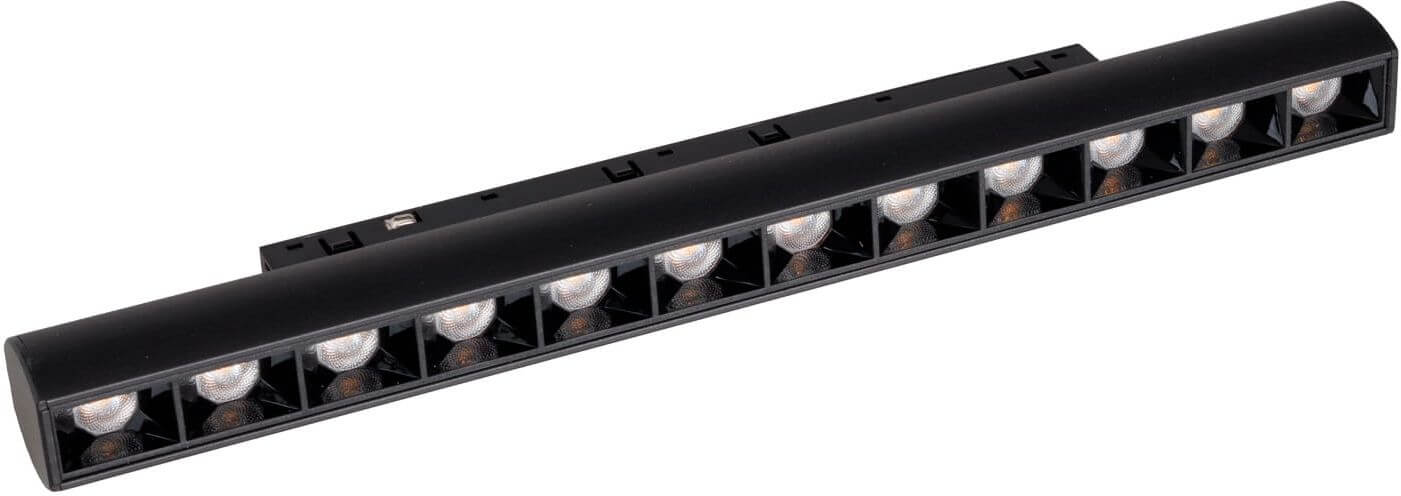 MaxLight Micro11 lampada magnetica 1x12 W nero N0003N
