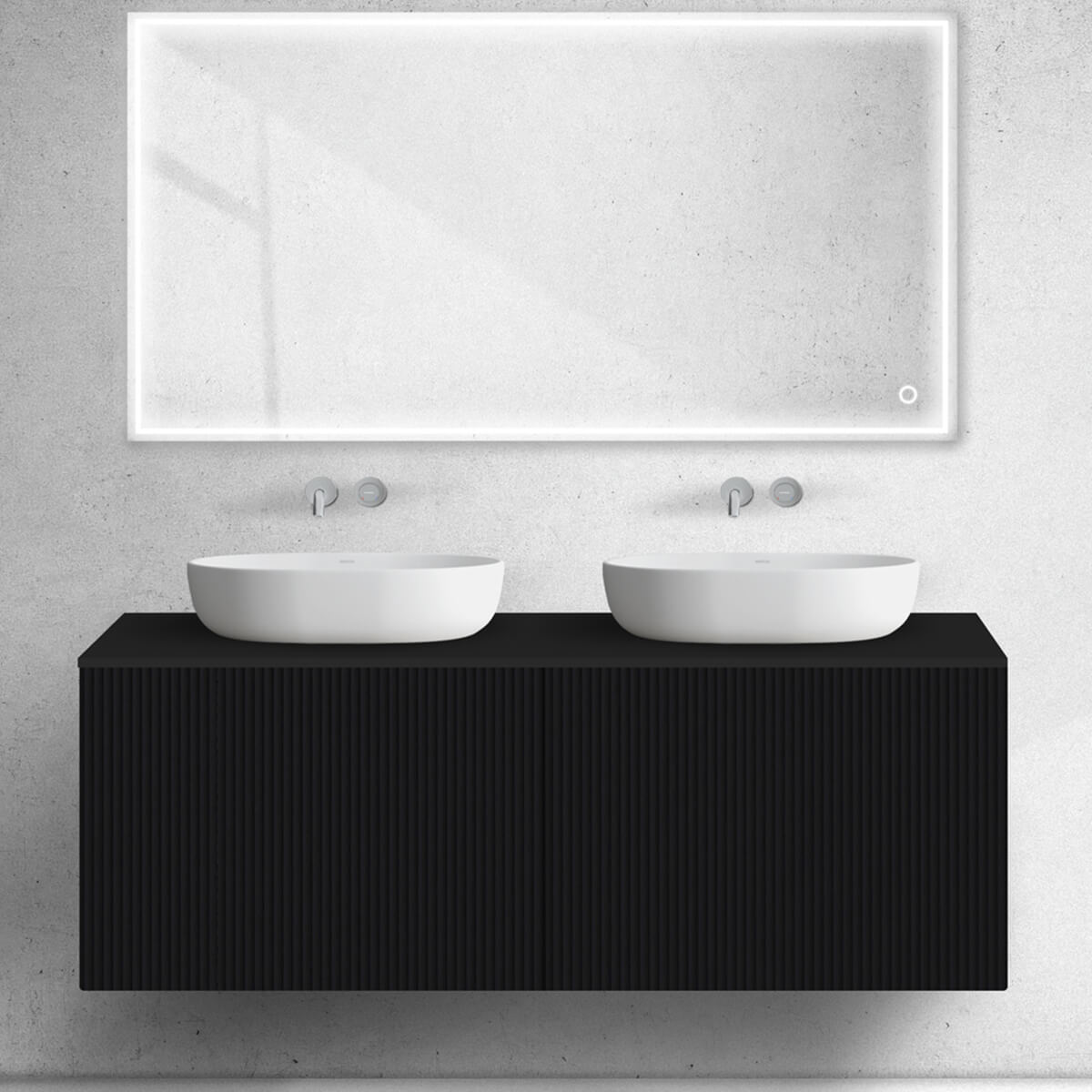 Set armadietto Oltens Lun Rila 60039300, piano sopra armadietto Oltens Lun 63032300