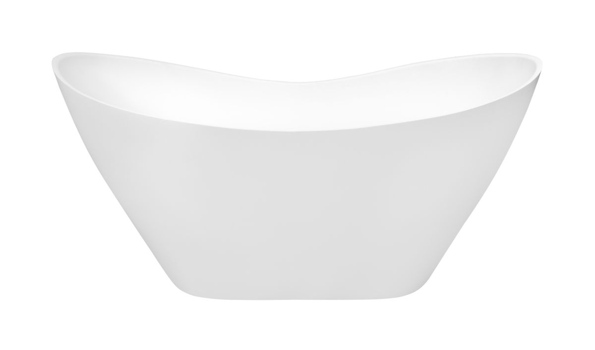 Besco Viya vasca da bagno freestanding 160x70 cm ovale bianco #WMD-160-VKG