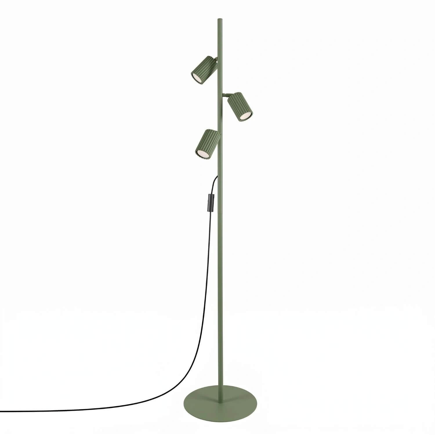 Sollux Lighting Karbon lampada da terra 3x10 W verde SL.2026