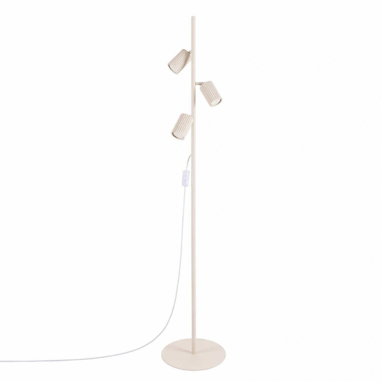 Sollux Lighting Karbon lampada da terra 3x10 W beige SL.2018