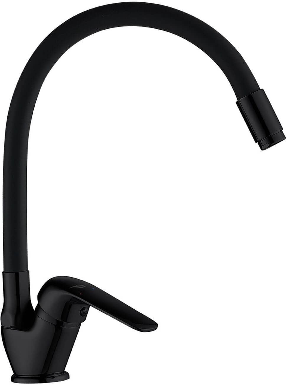 Kuchinox Elza rubinetto da cucina verticale nero BKE_B67D