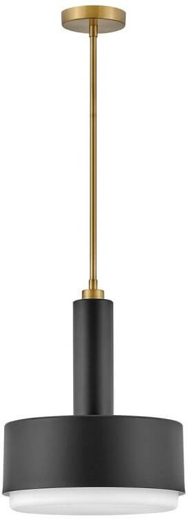 Elstead Lighting Cedric lampada sospesa 2x60 W nero HK-CEDRIC-P-M-BK