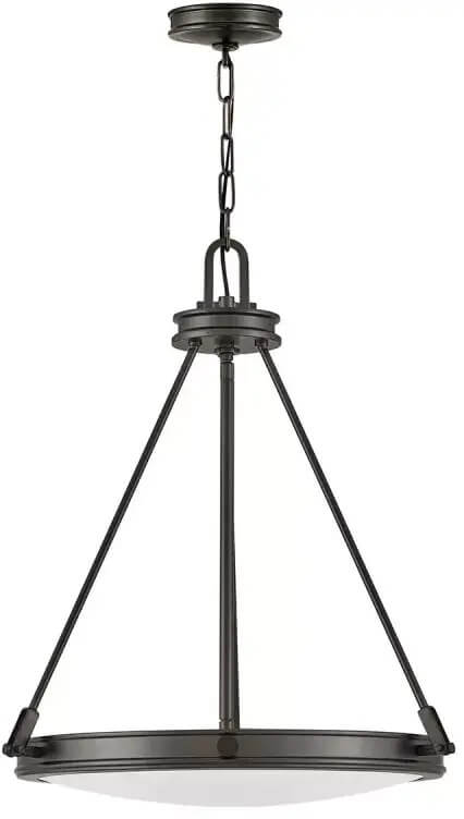 Elstead Lighting Collier lampada sospesa 4x40 W nero-opale HK-COLLIER-P-BX