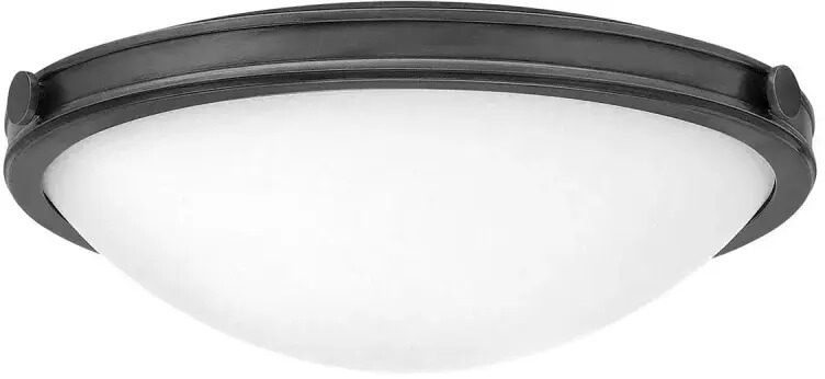 Elstead Lighting Collier plafoniera 2x40 W nero-opale HK-COLLIER-F-S-BX