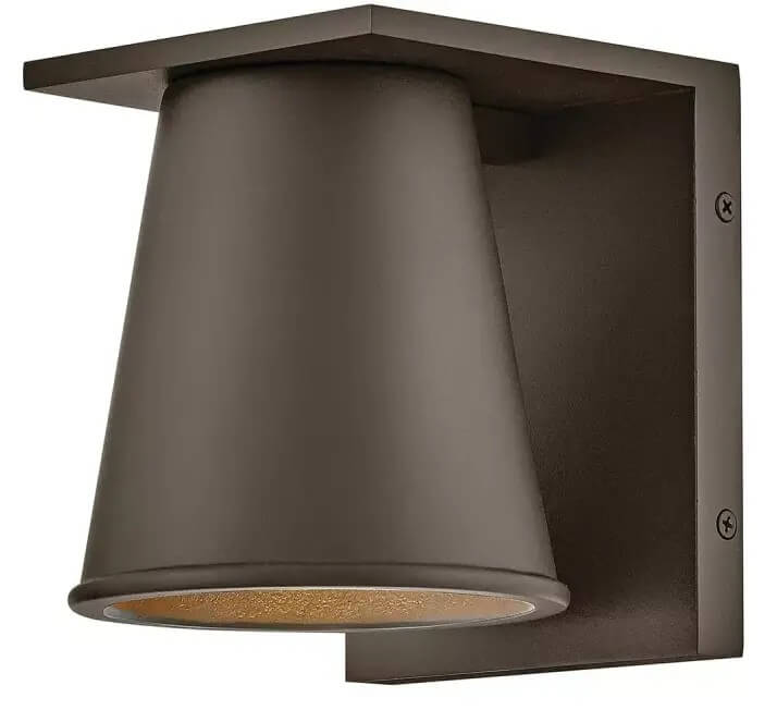 Elstead Lighting Hans lampada da parete per esterni 1x8 W marrone HK-HANS-S-ABZ
