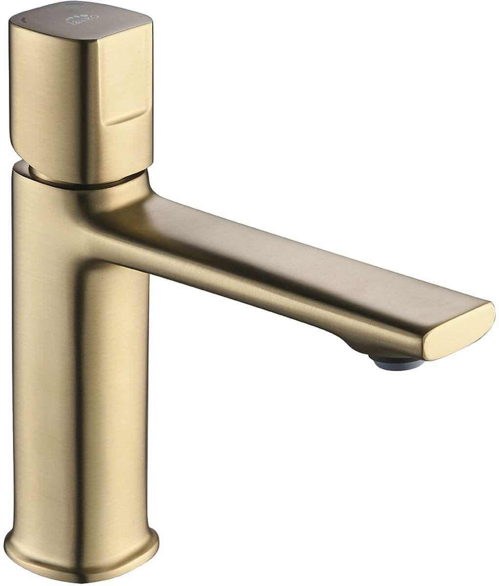 Laveo Tores rubinetto per lavabo verticale oro BVT_G22D