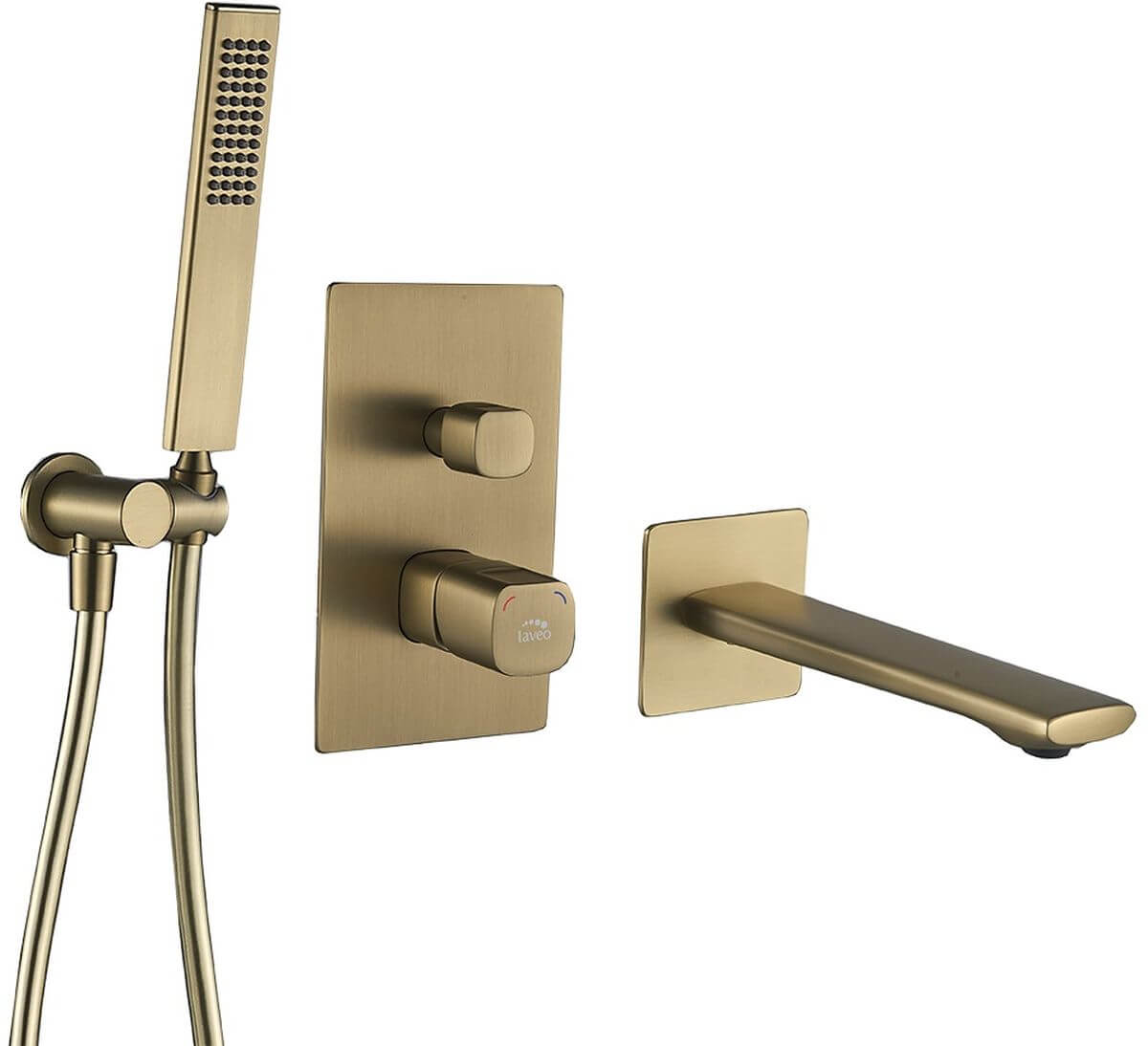 Laveo Tores set doccia da incasso oro BVT_G11P