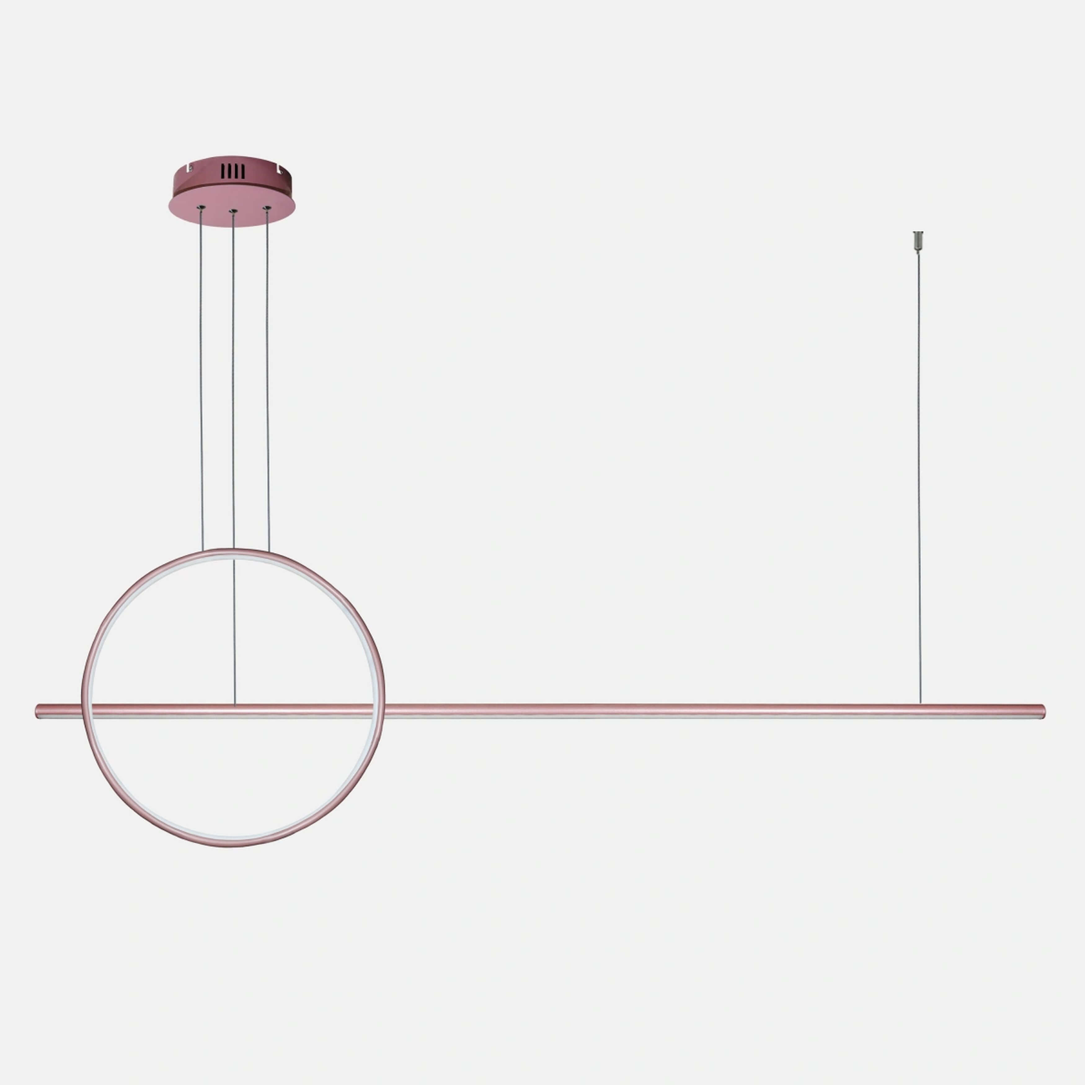 Altavola Design Ledowe Okręgi lampada sospesa 2x W oro rosa LA087/PX143_40_4k_rose_gold_Dali