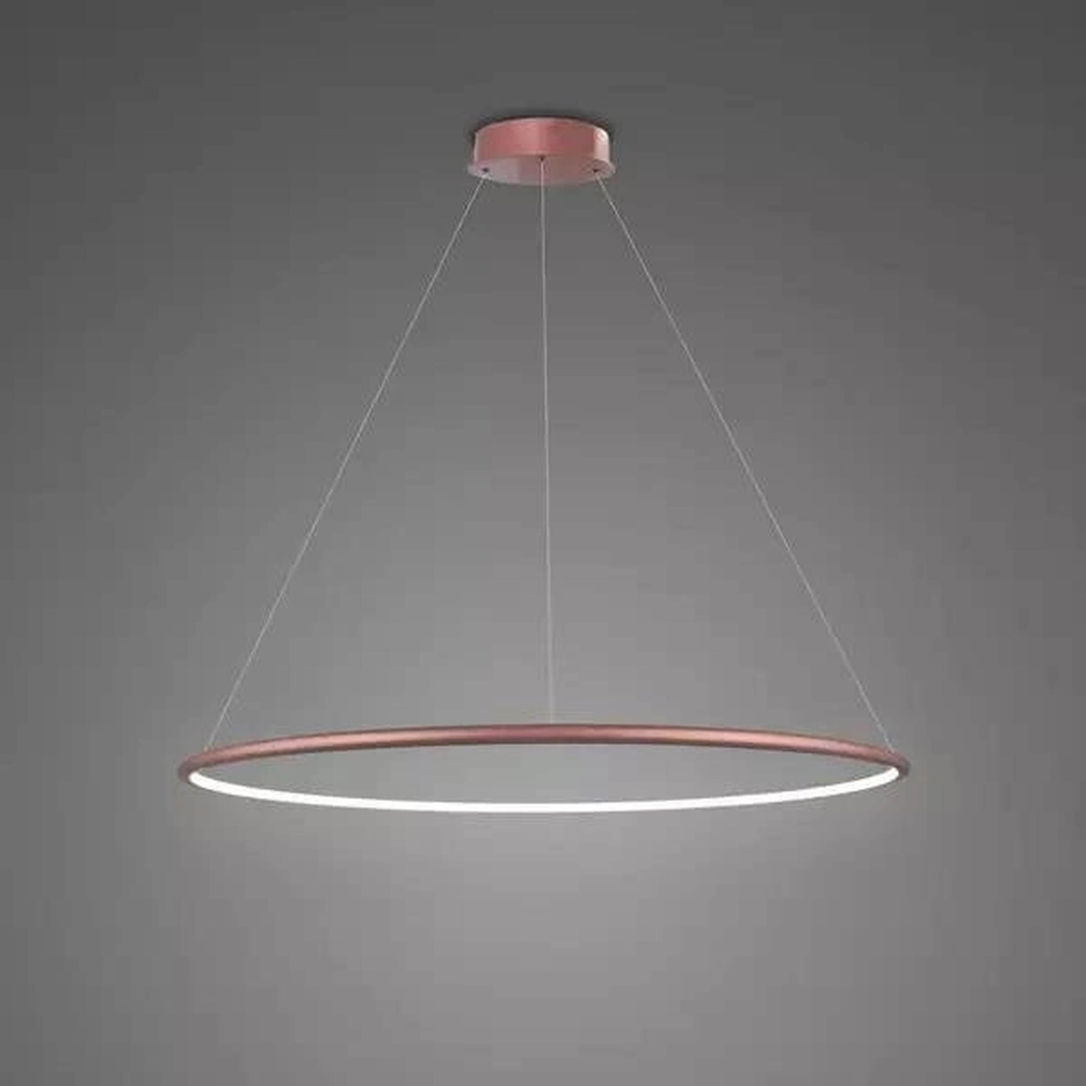Altavola Design Ledowe Okręgi lampada sospesa 1x23 W oro rosa LA073/P_60_in_3k_rose_gold