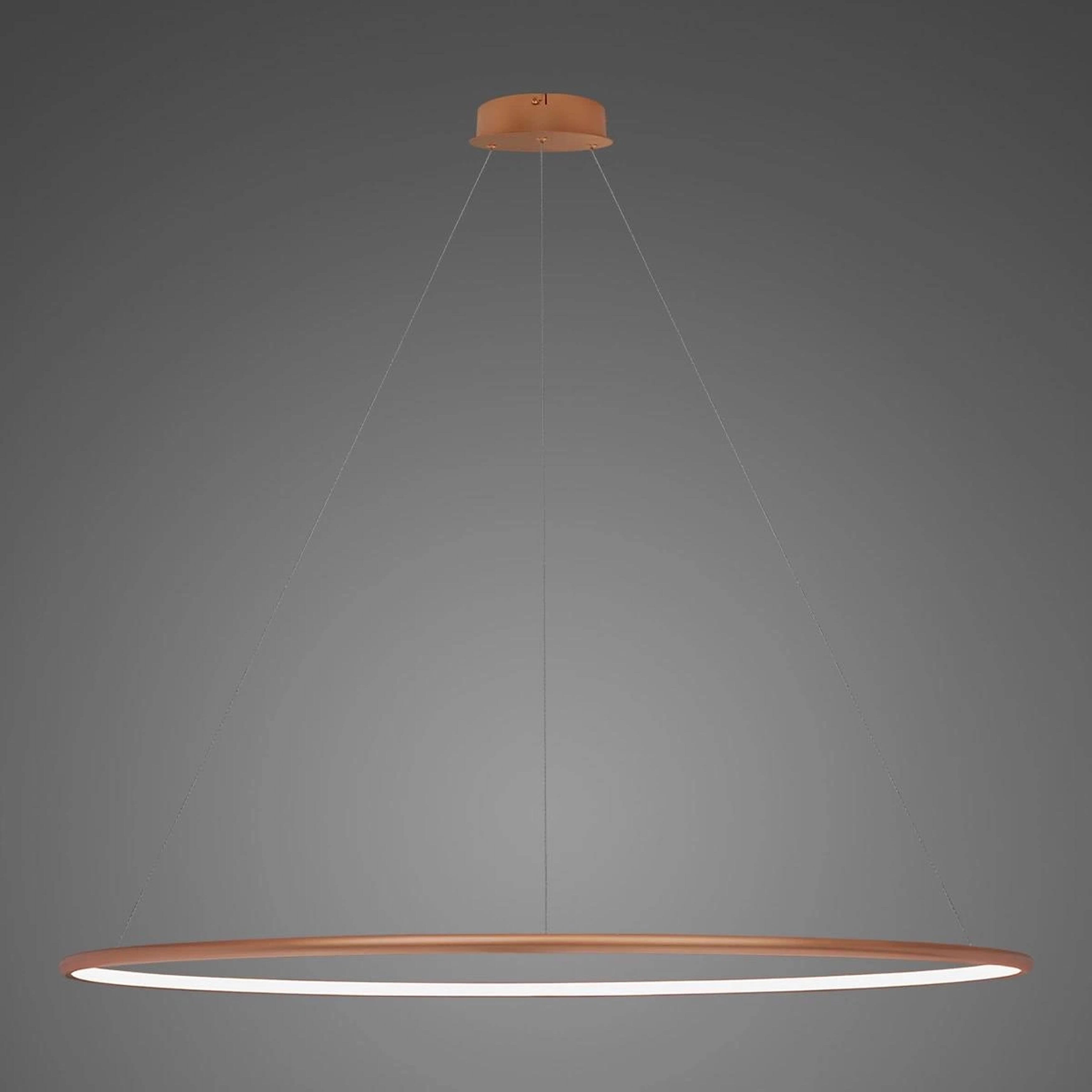 Altavola Design Ledowe Okręgi lampada sospesa 1x57 W rame LA073/P_150_in_3k_copper