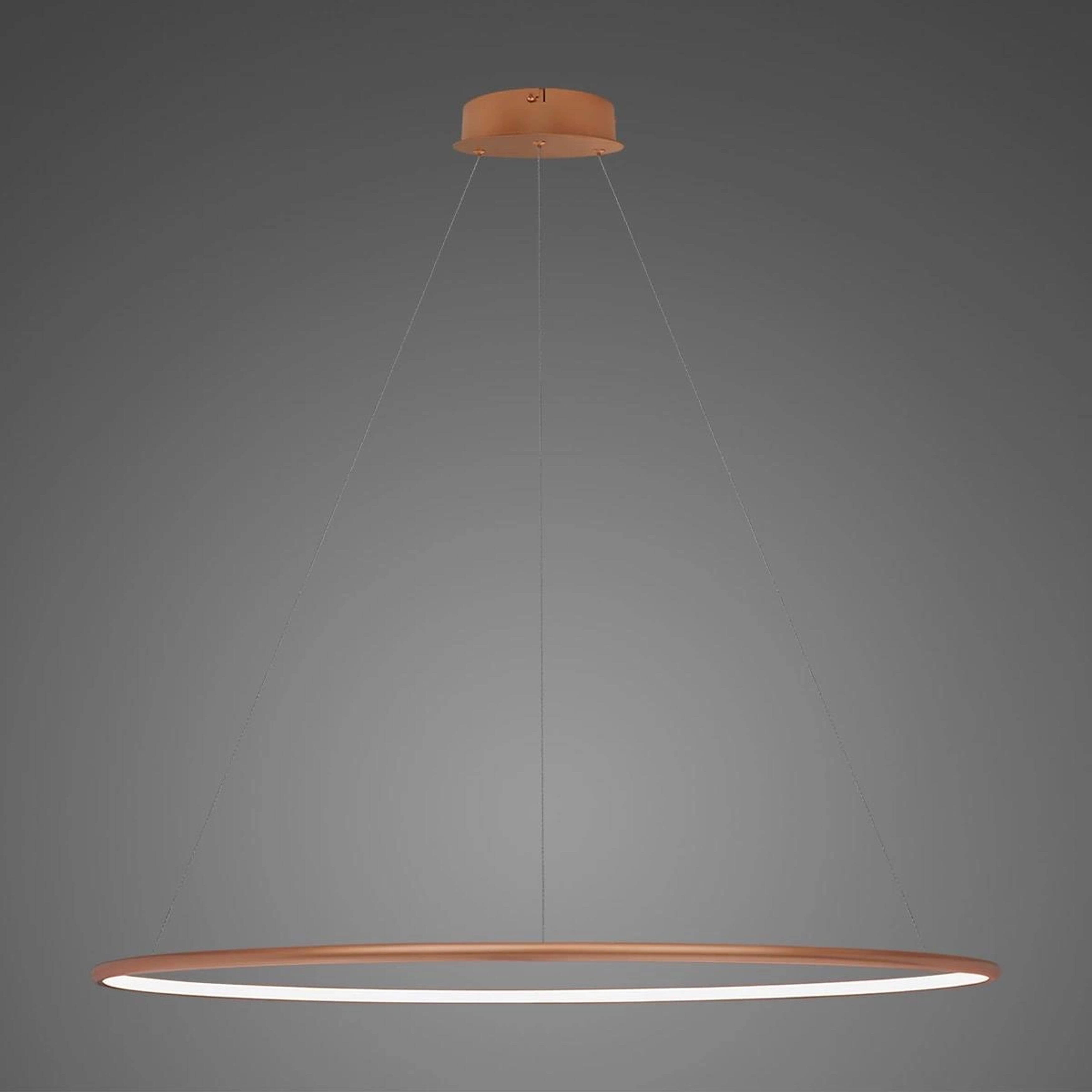 Altavola Design Ledowe Okręgi lampada sospesa 1x45 W rame LA073/P_120_in_4k_copper