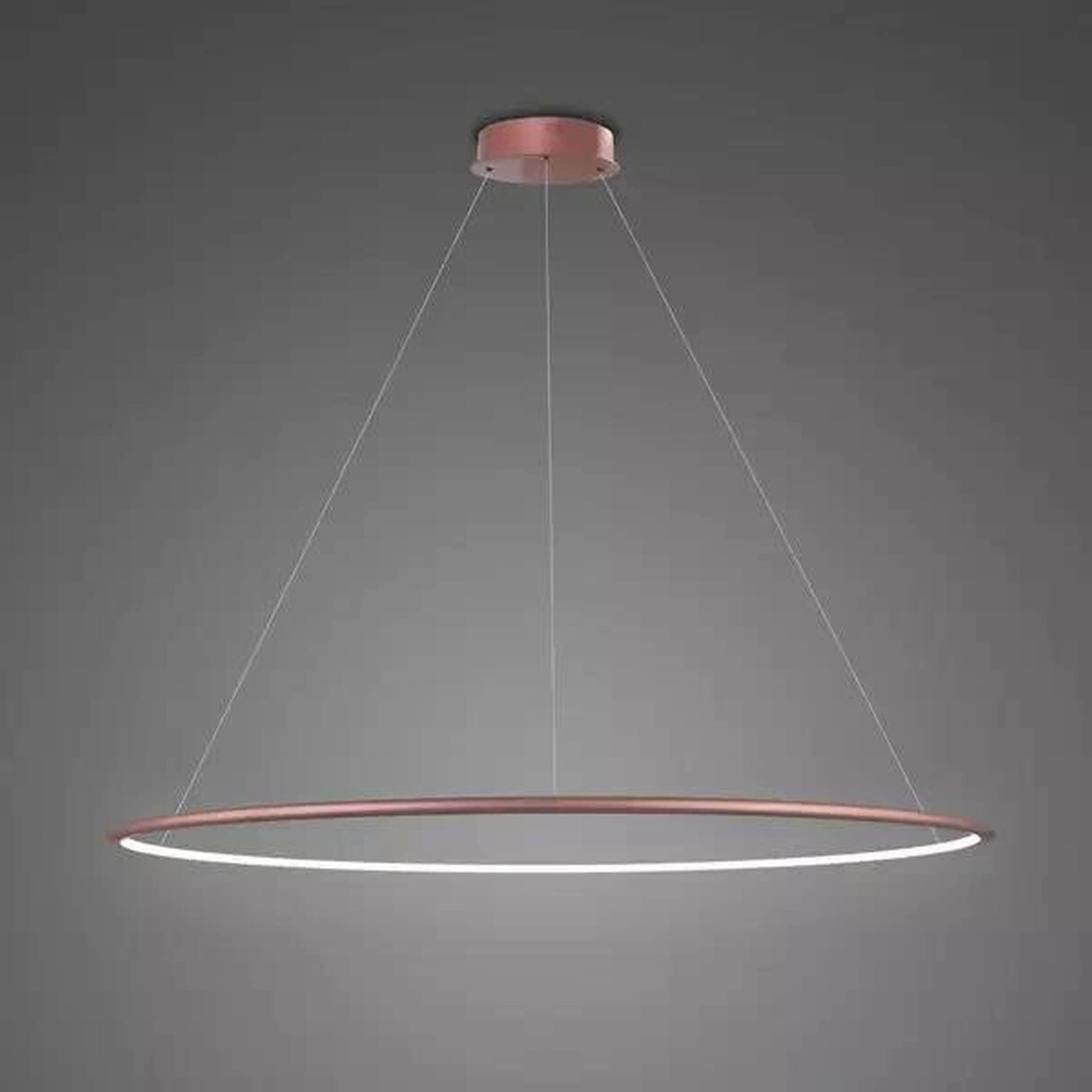 Altavola Design Ledowe Okręgi lampada sospesa 1x45 W rosa-oro LA073/P_120_in_3k_rose_gold_dimm