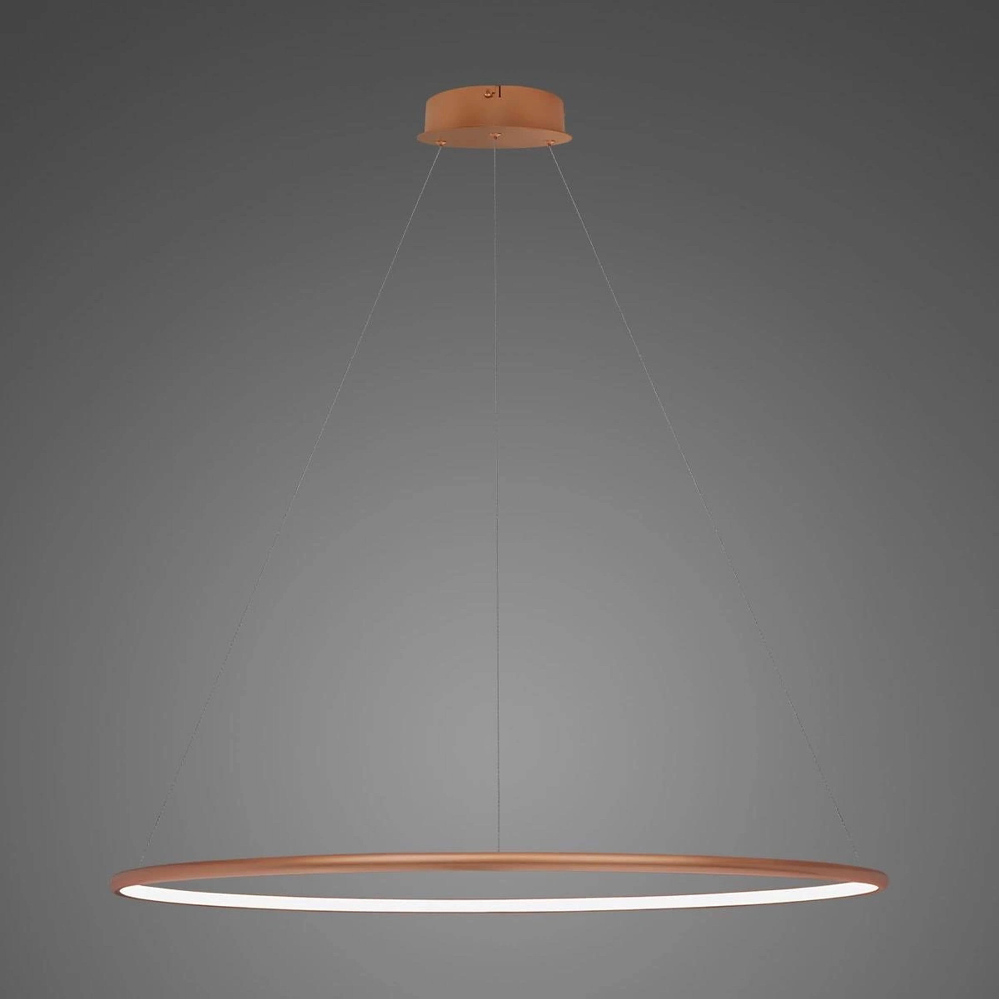 Altavola Design Ledowe Okręgi lampada sospesa 1x38 W rame LA073/P_100_in_3k_copper_dimm