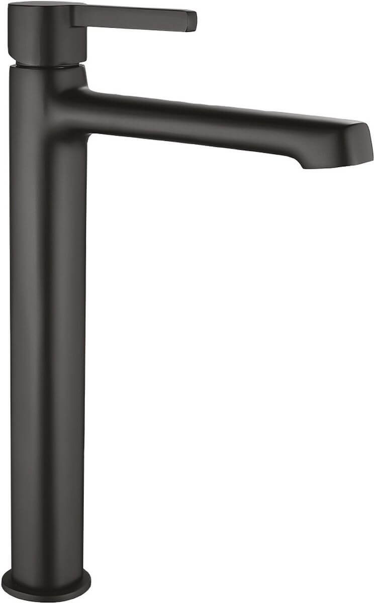 Laveo Alita rubinetto per lavabo verticale nero BVA_72ND