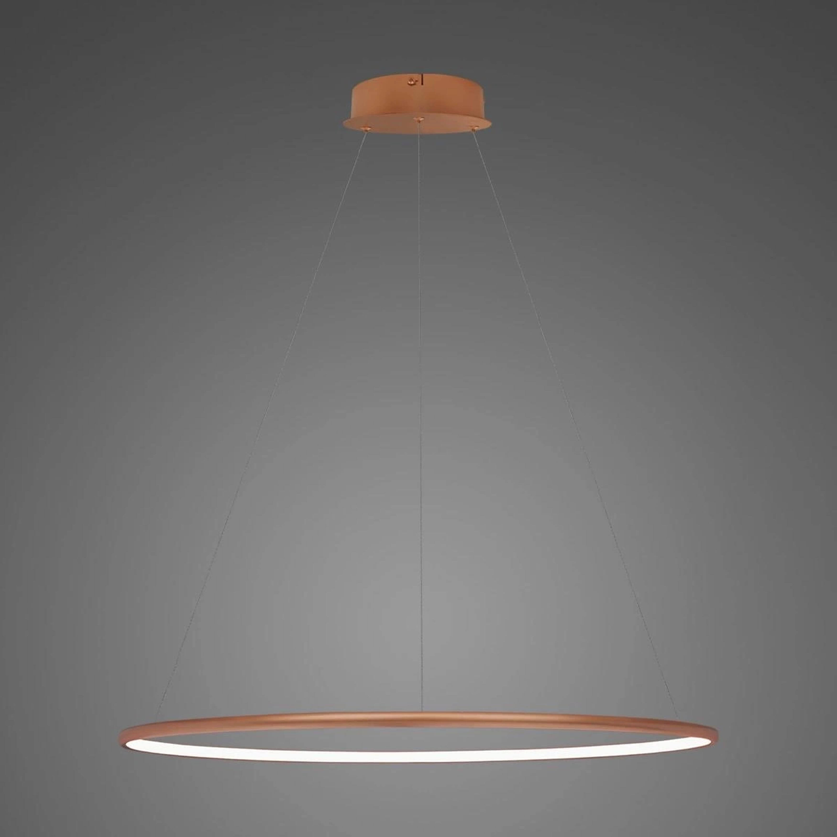 Altavola Design Ledowe Okręgi lampada sospesa 1x W rame LA073/P_80_in_4k_copper_Dali