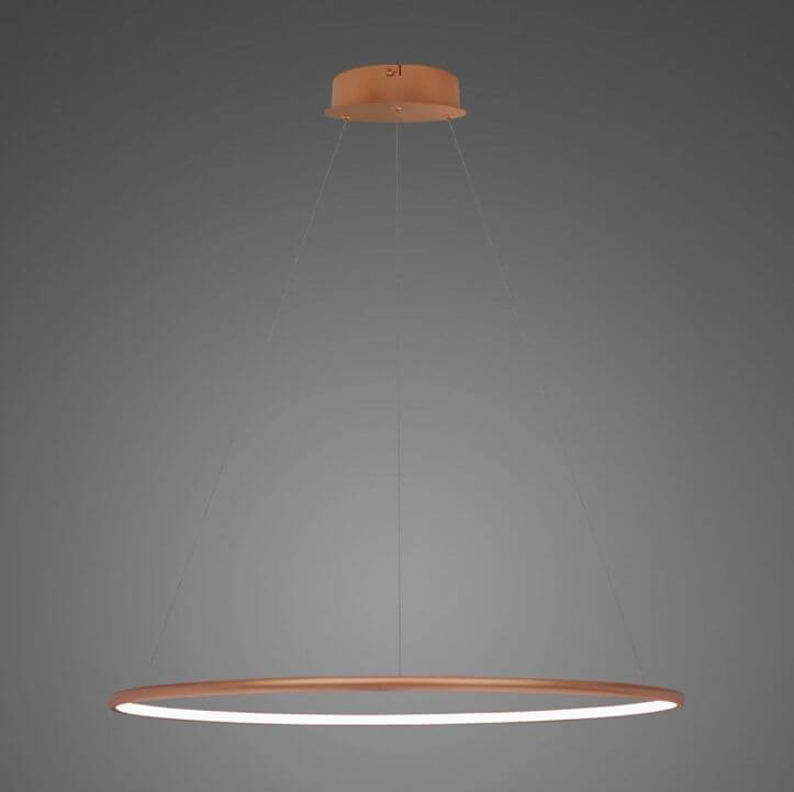 Altavola Design Ledowe Okręgi lampada sospesa 1x W rame LA073/P_80_in_3k_copper_Dali