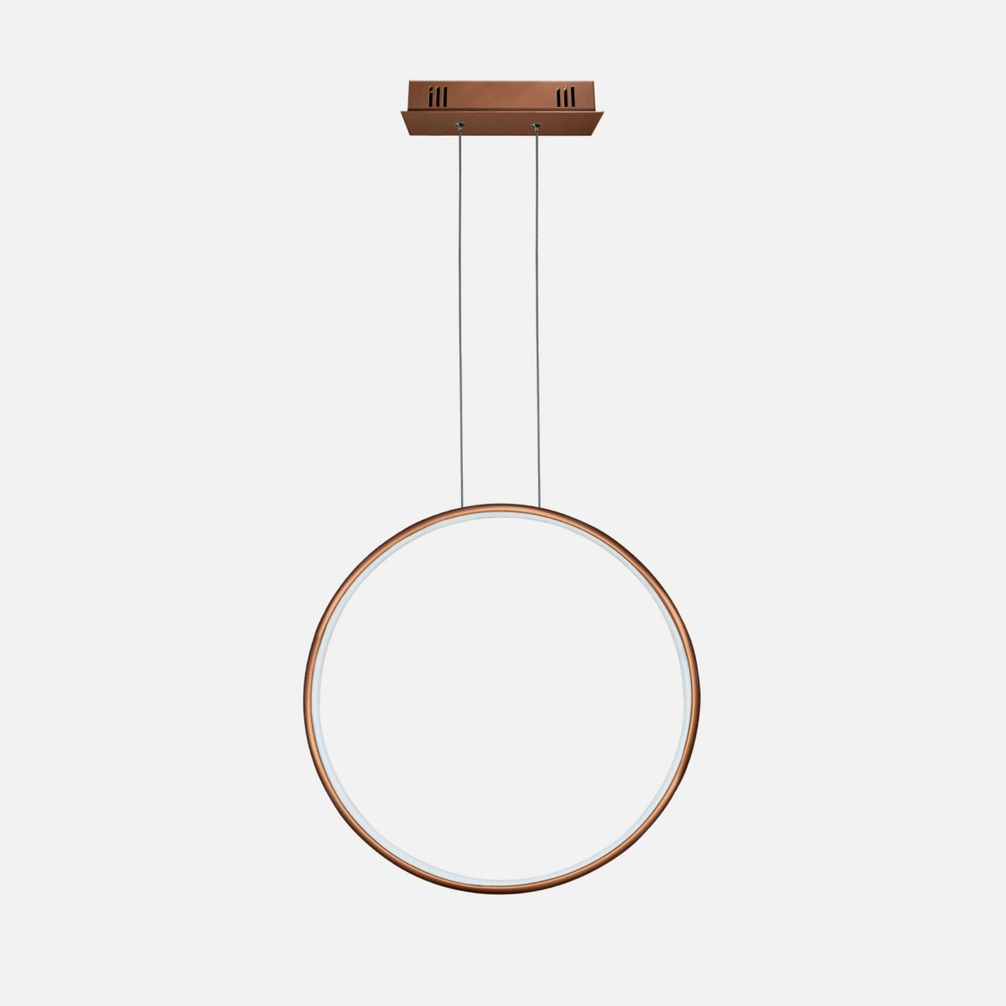 Altavola Design Ledowe Okręgi lampada sospesa 1x23 W rame LA073/X_60_in_3k_copper_dimm