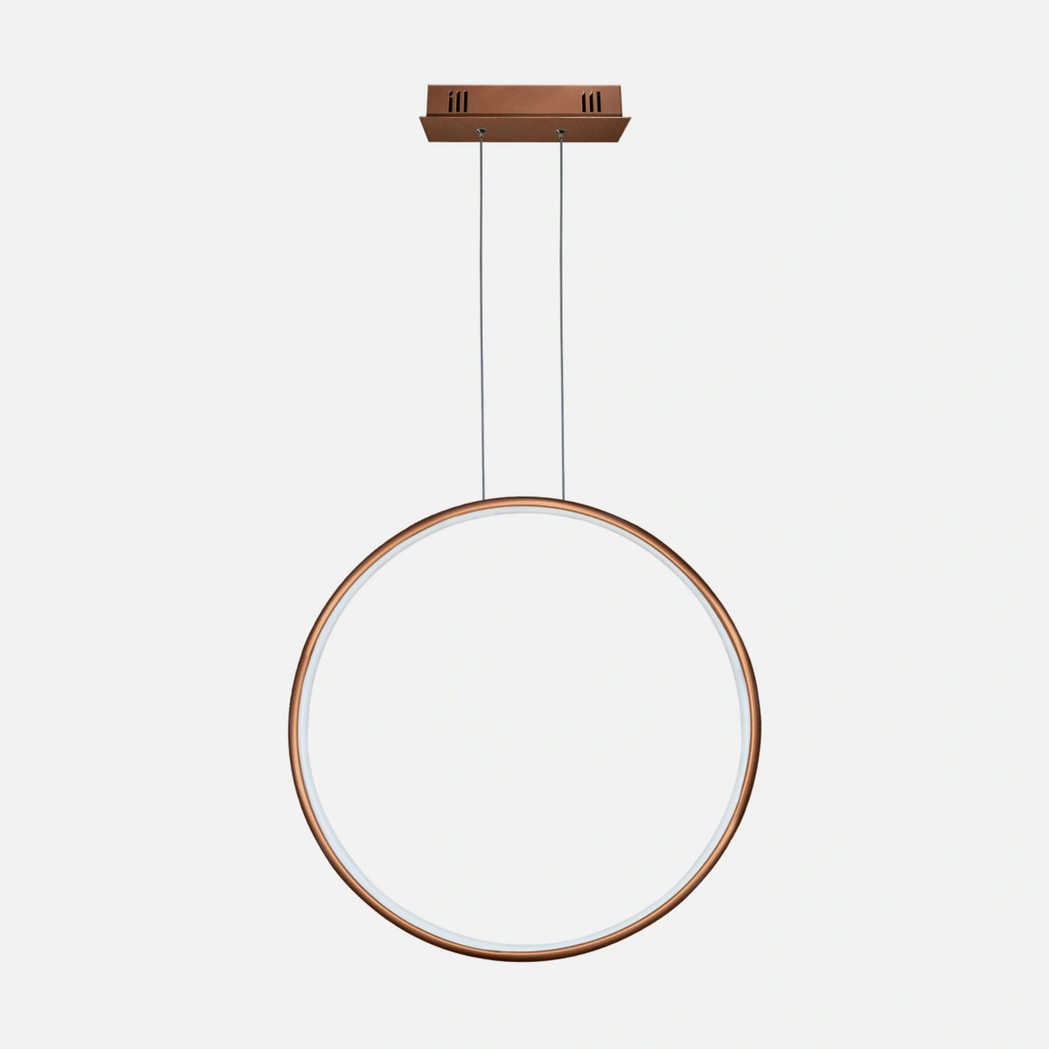 Altavola Design Ledowe Okręgi lampada sospesa 1x30 W rame LA073/X_80_in_3k_copper