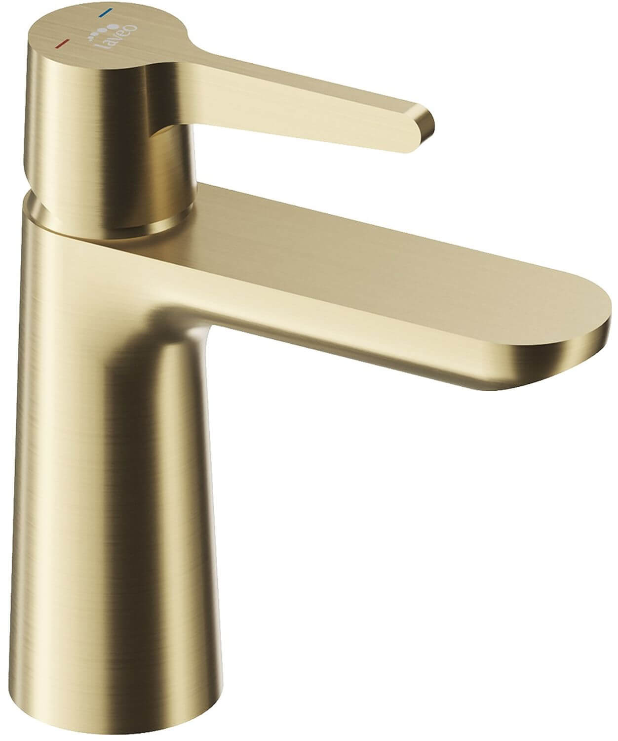 Laveo Cone rubinetto per lavabo verticale oro BVC_G22D