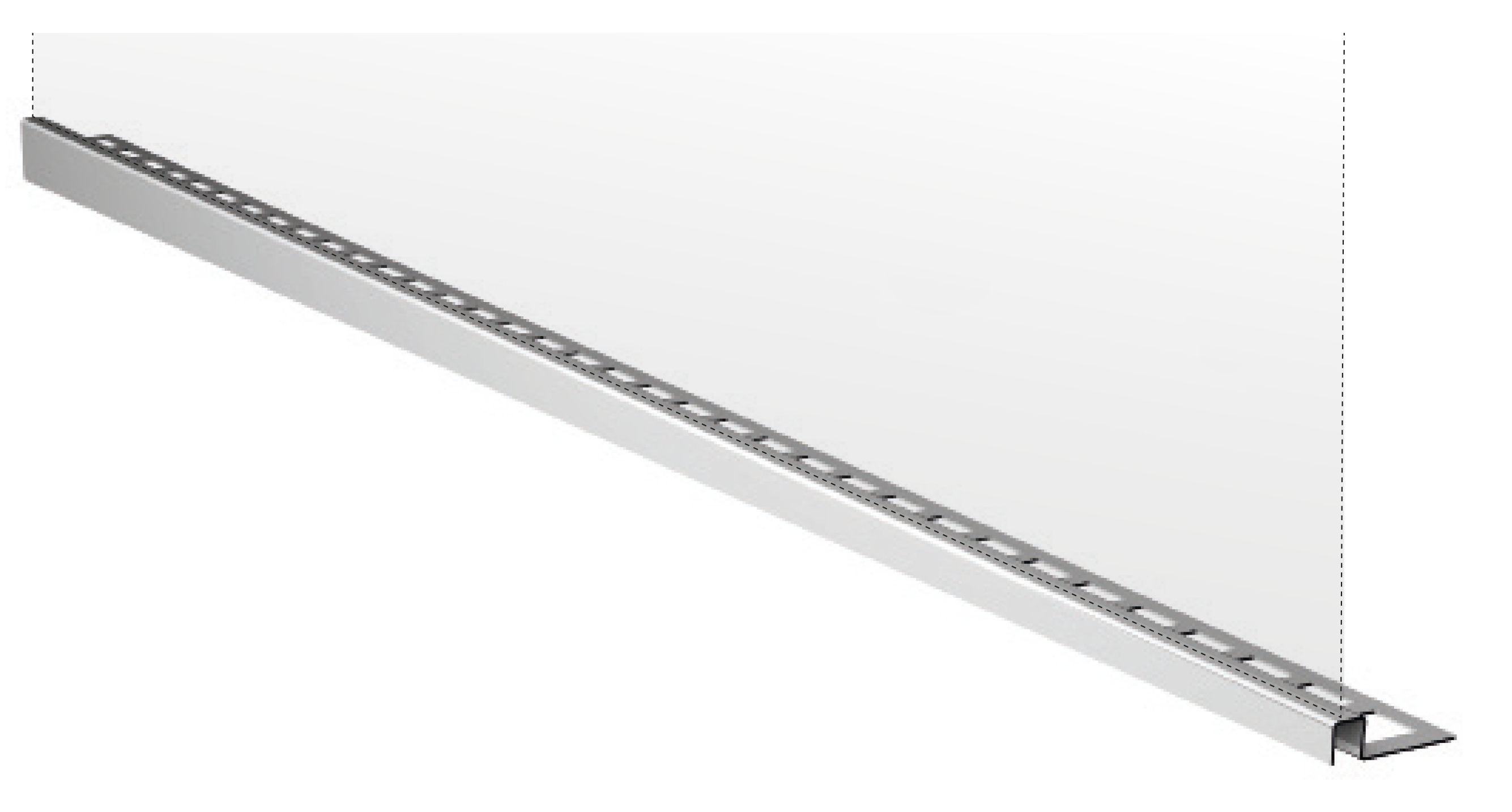 ACO ShowerDrain C listello inclinato 99 cm acciaio 9010.72.44