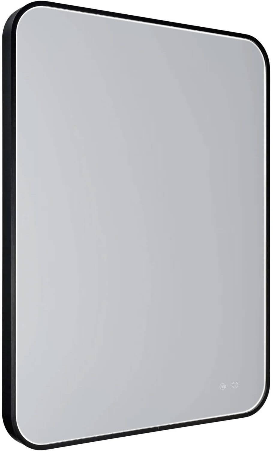 MaxLight Mirror specchio 76x91 cm rettangolare con illuminazione nero W0384