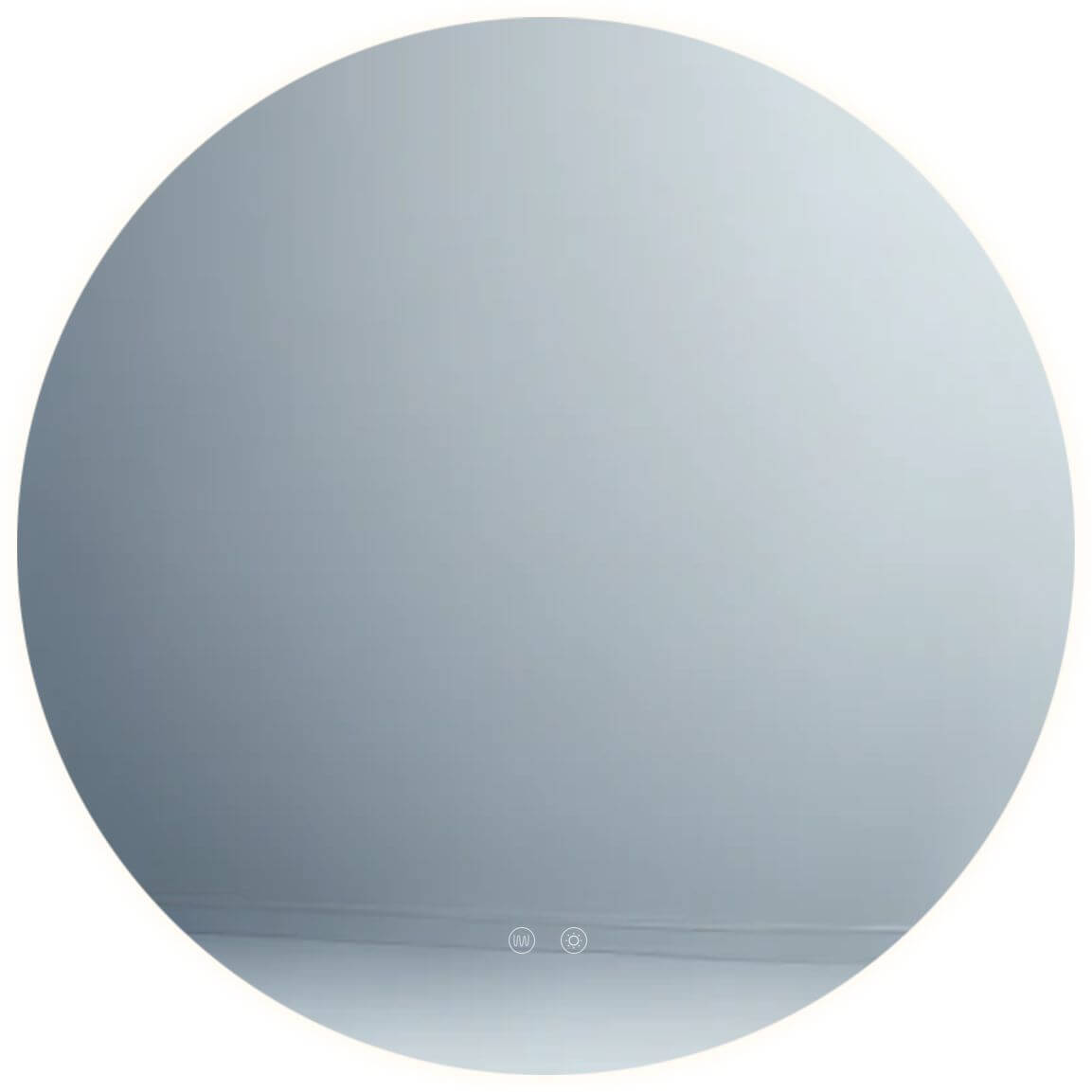 MaxLight Mirror specchio 80x80 cm rotonda con illuminazione bianco W0387