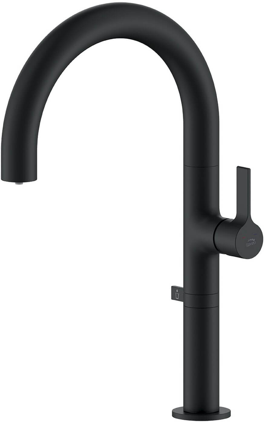 Laveo Pureco rubinetto per filtro dell'acqua verticale nero BPU_798D