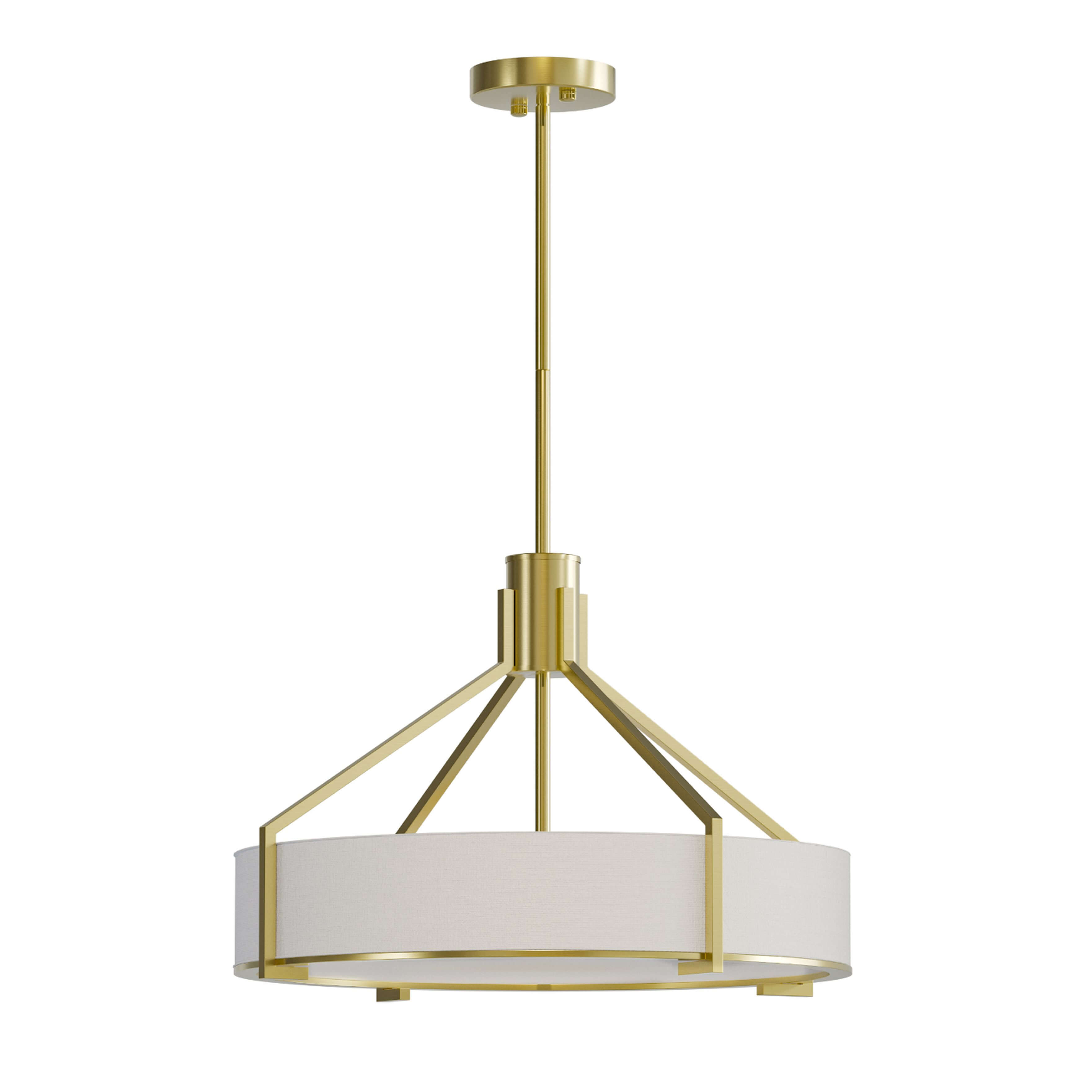 Open Design Doretto lampada sospesa 1x15 W bianco-oro OR85631