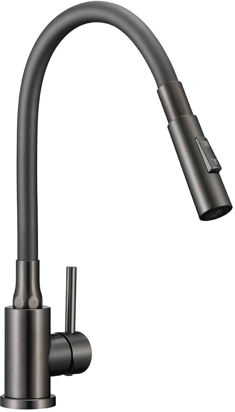 Kuchinox Velia rubinetto da cucina verticale grafite/grigio B52_962E