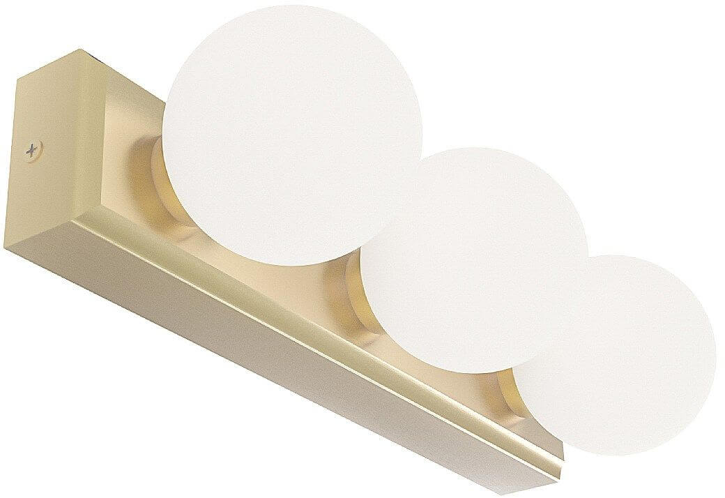 Open Design Merino Parette lampada da parete 3x8 W bianco-oro OR85716