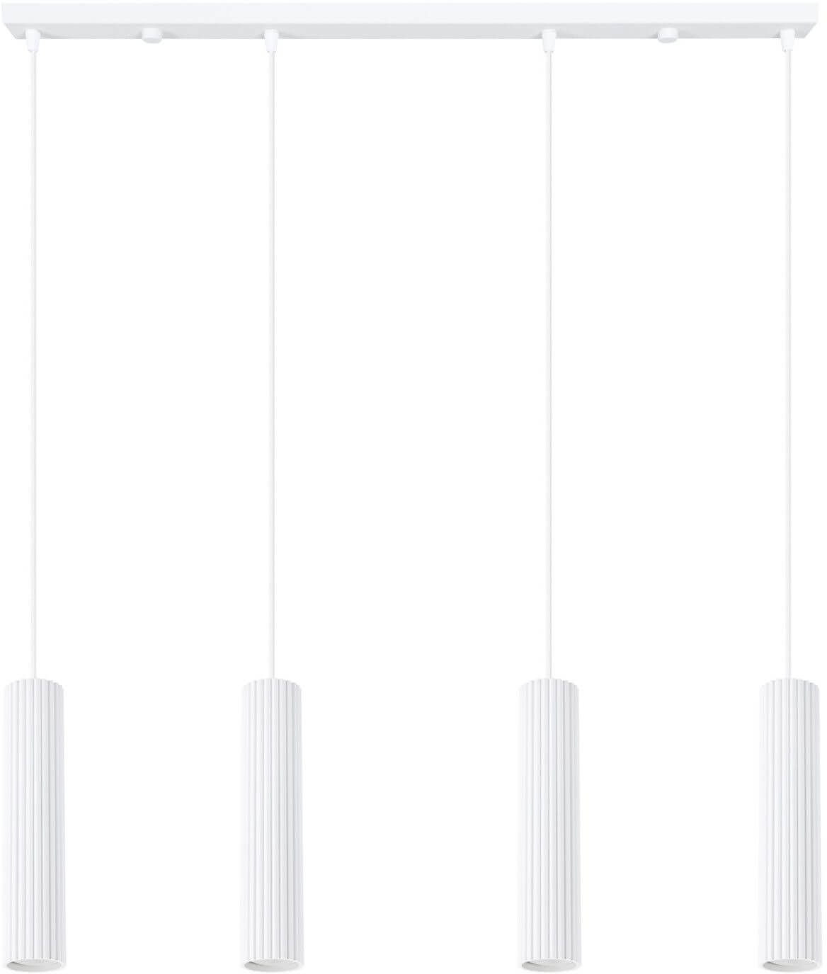 Sollux Lighting Karbon lampada sospesa 4x10 W bianco SL.2001