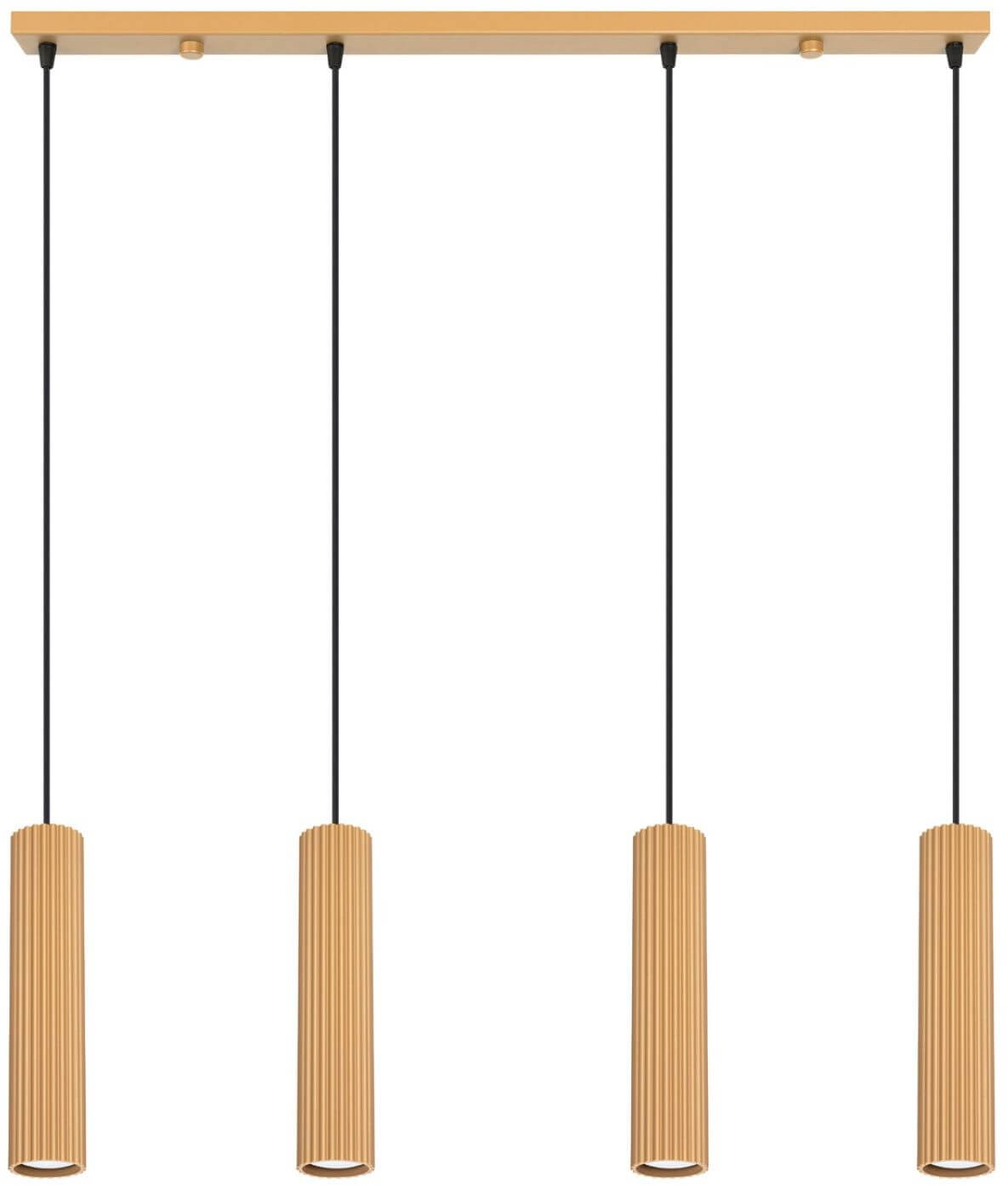 Sollux Lighting Karbon lampada sospesa 4x10 W oro SL.2002