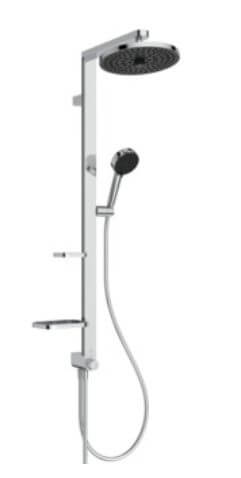 Ideal Standard Ceratwist Alu+ set doccia a parete con soffione cromo BD585AA