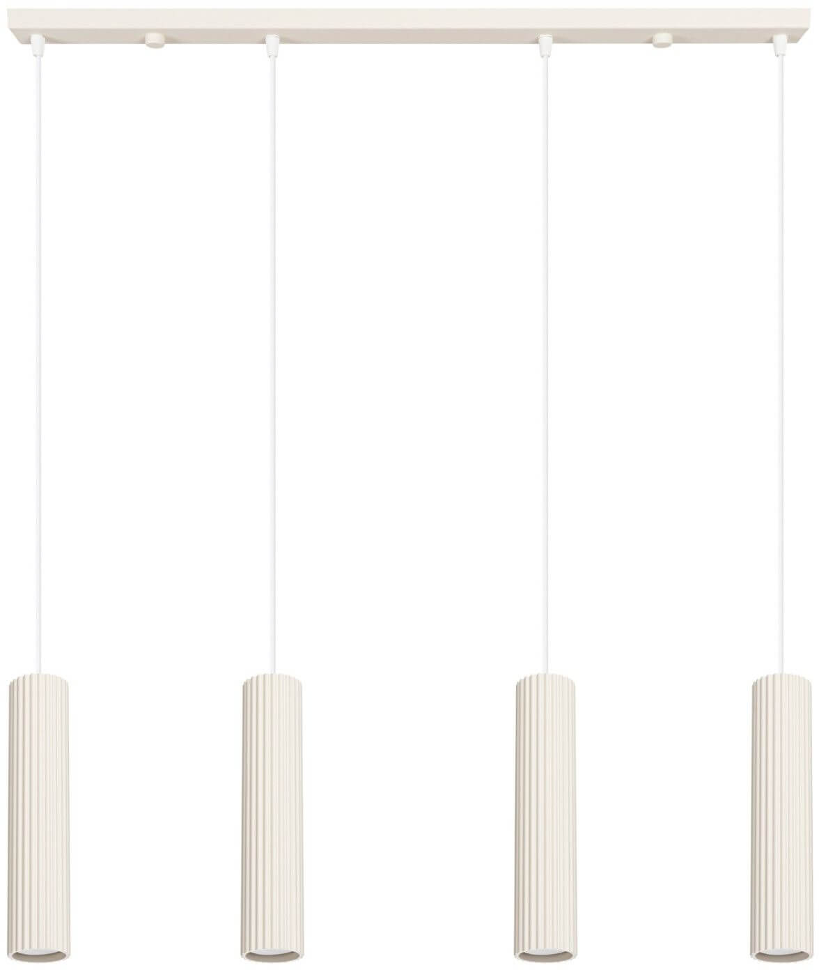 Sollux Lighting Karbon lampada sospesa 4x10 W beige SL.2004