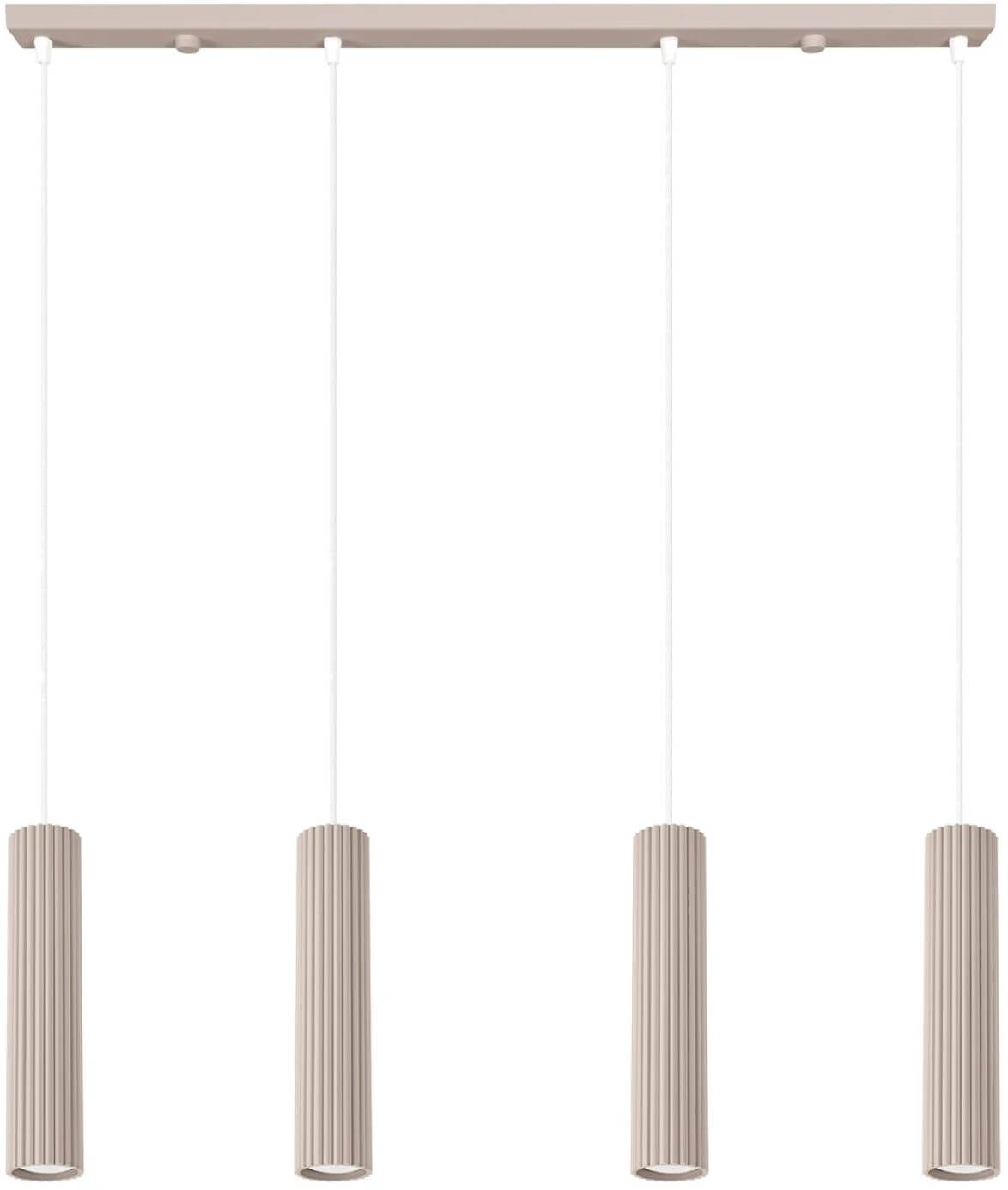 Sollux Lighting lampada sospesa 4x10 W grigio/cenere SL.2007