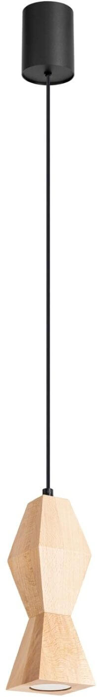 Sollux Lighting Kubbe lampada sospesa 1x10 W legno SL.2030