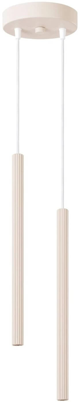 Sollux Lighting Arche lampada sospesa 2x8 W beige SL.2034