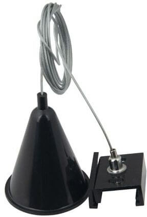 MaxLight 3F sospensore per binario elettrificato x W nero MHT1-KIT-BK